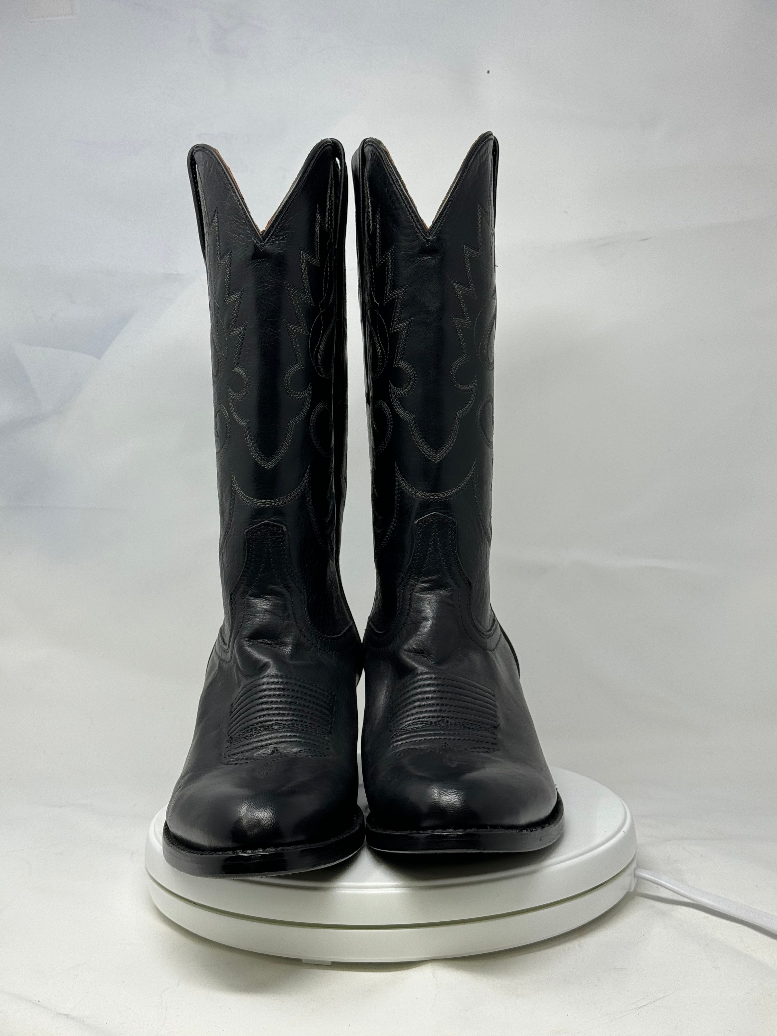 DJ1027 | Don Juan Boots Men's Black Ranch Hand R Toe