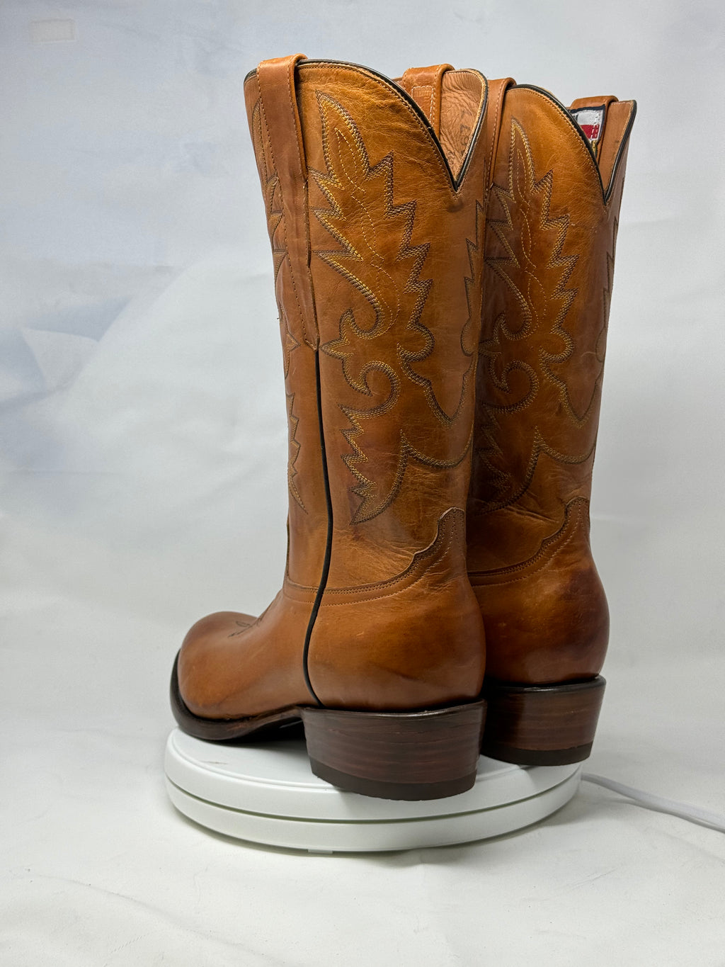 DJ1021 | Don Juan Boots Men's Honey Ranch Hand Burnished R Toe