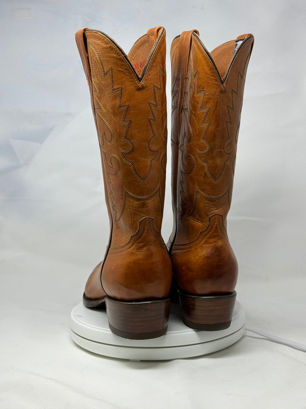 DJ1021 | Don Juan Boots Men's Honey Ranch Hand Burnished R Toe