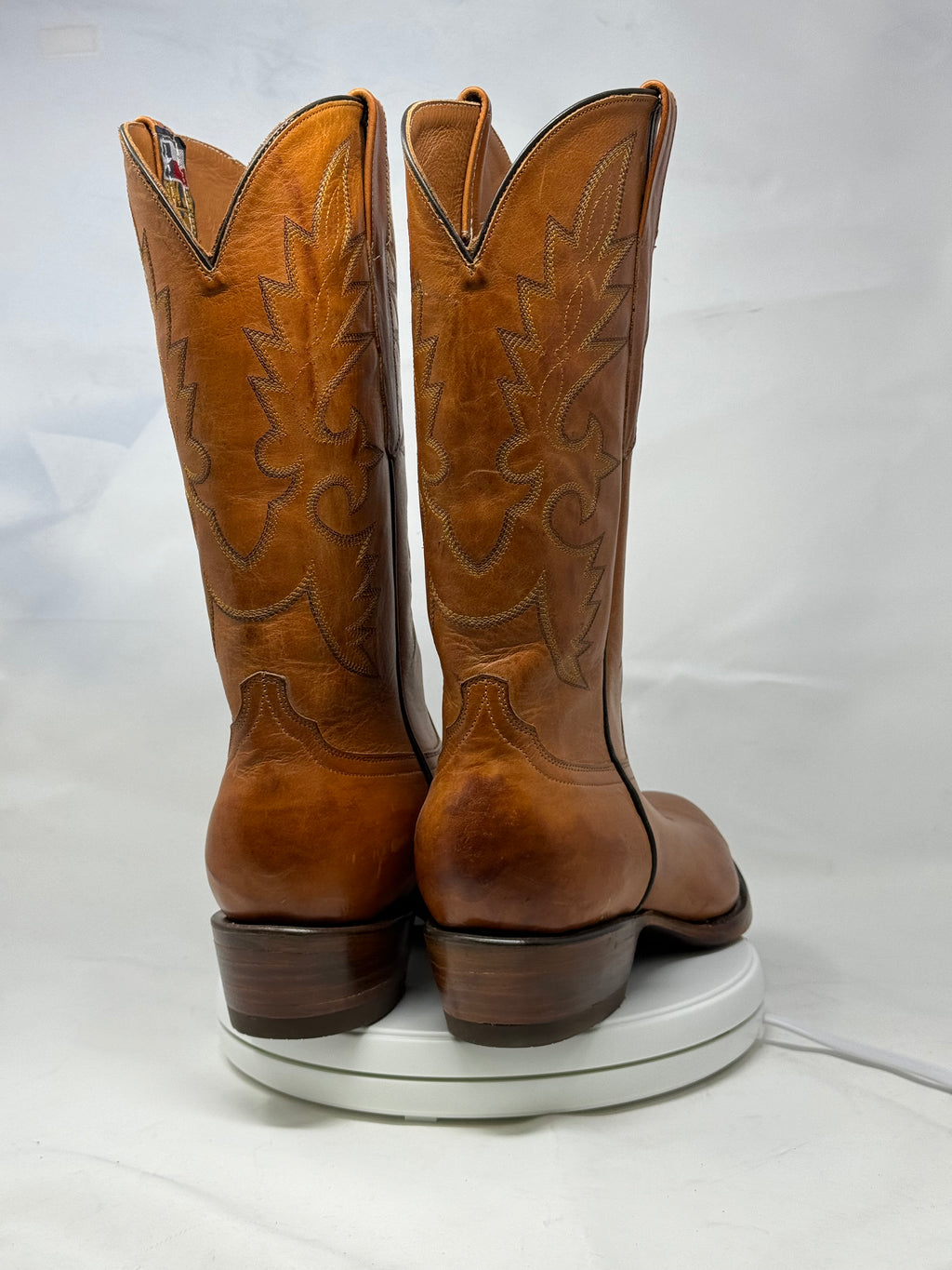 DJ1021 | Don Juan Boots Men's Honey Ranch Hand Burnished R Toe