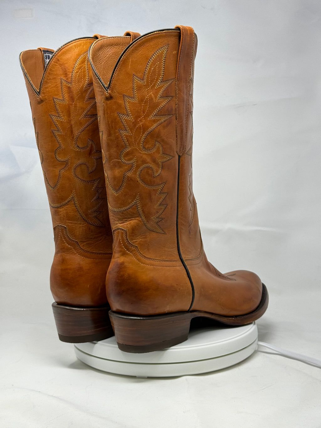 DJ1021 | Don Juan Boots Men's Honey Ranch Hand Burnished R Toe