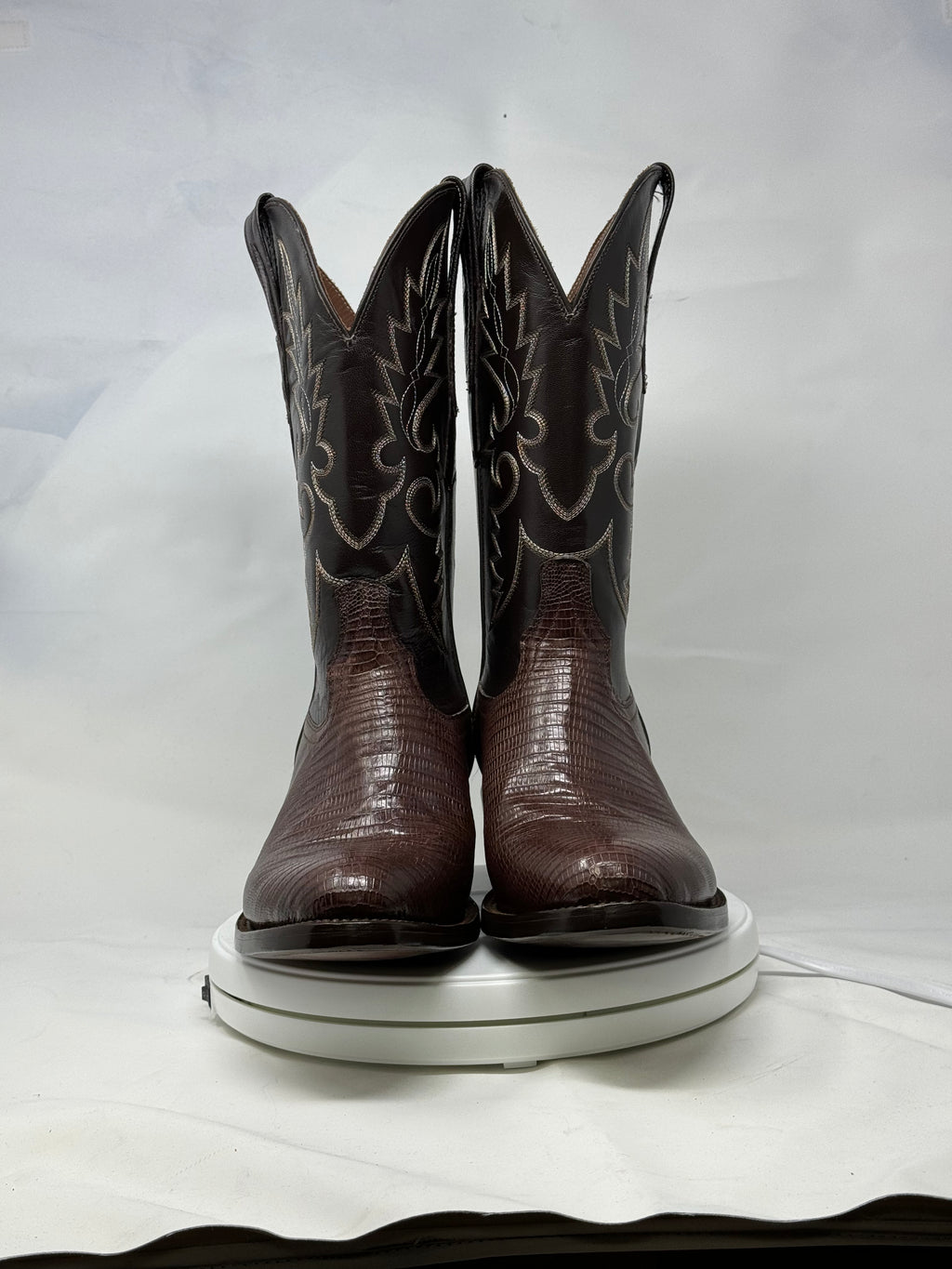 DJ5008 | Don Juan Boots Men's Lizard Chocolate R Toe