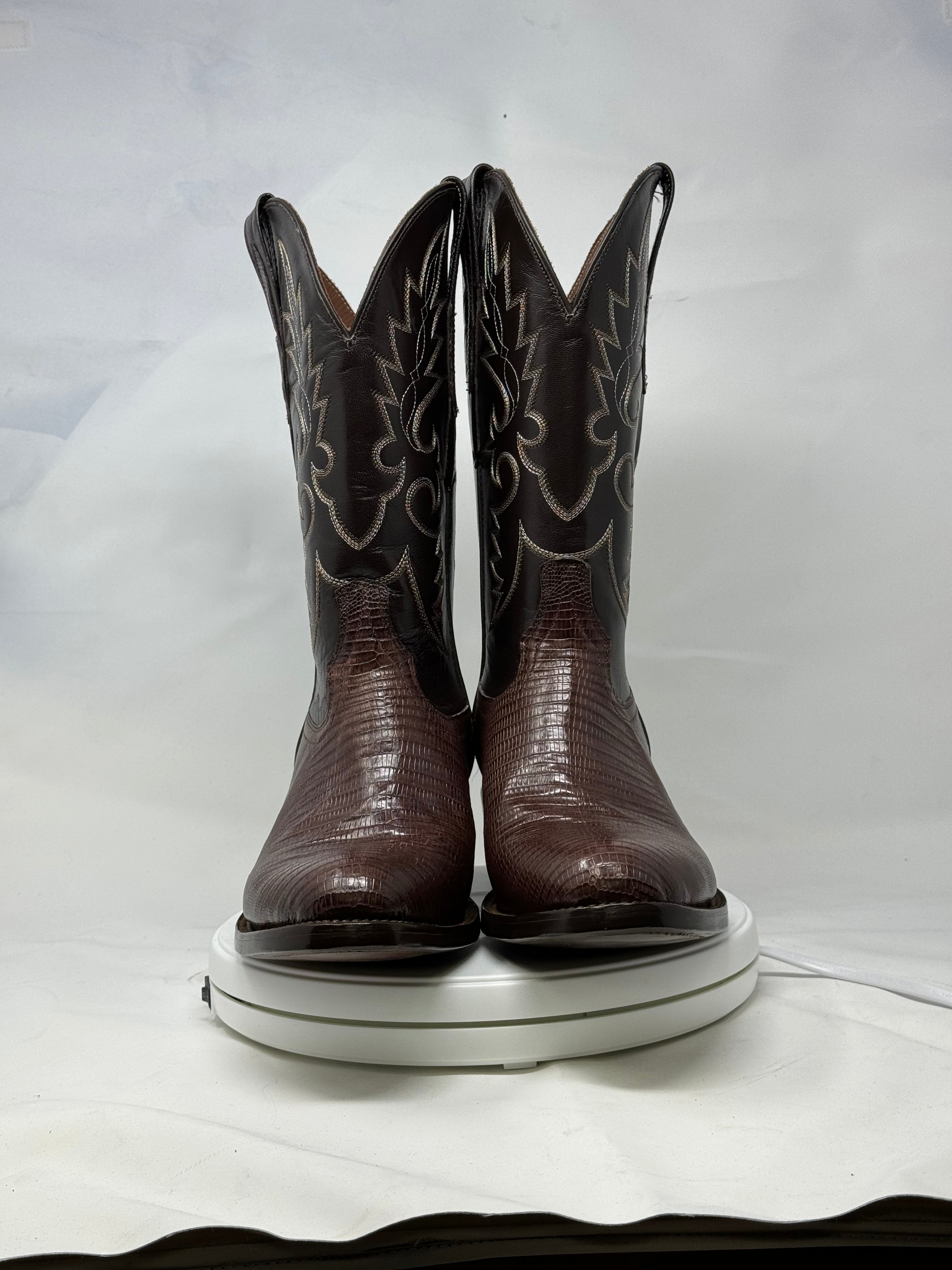 DJ5008 | Don Juan Boots Men's Lizard Chocolate R Toe