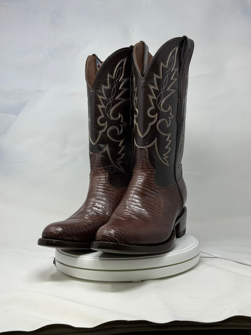 DJ5008 | Don Juan Boots Men's Lizard Chocolate R Toe