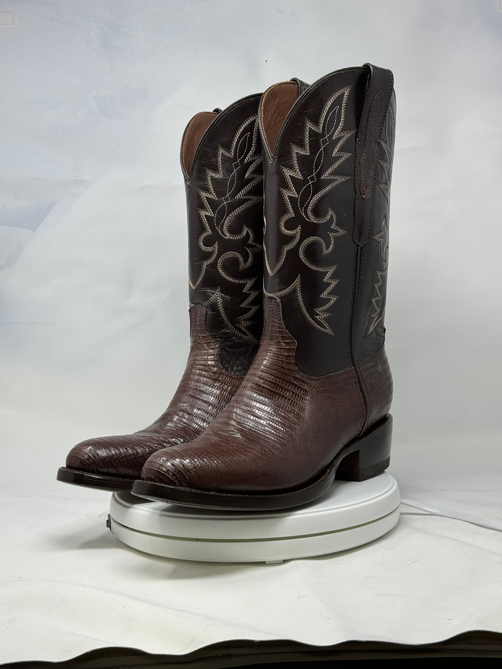 DJ5008 | Don Juan Boots Men's Lizard Chocolate R Toe