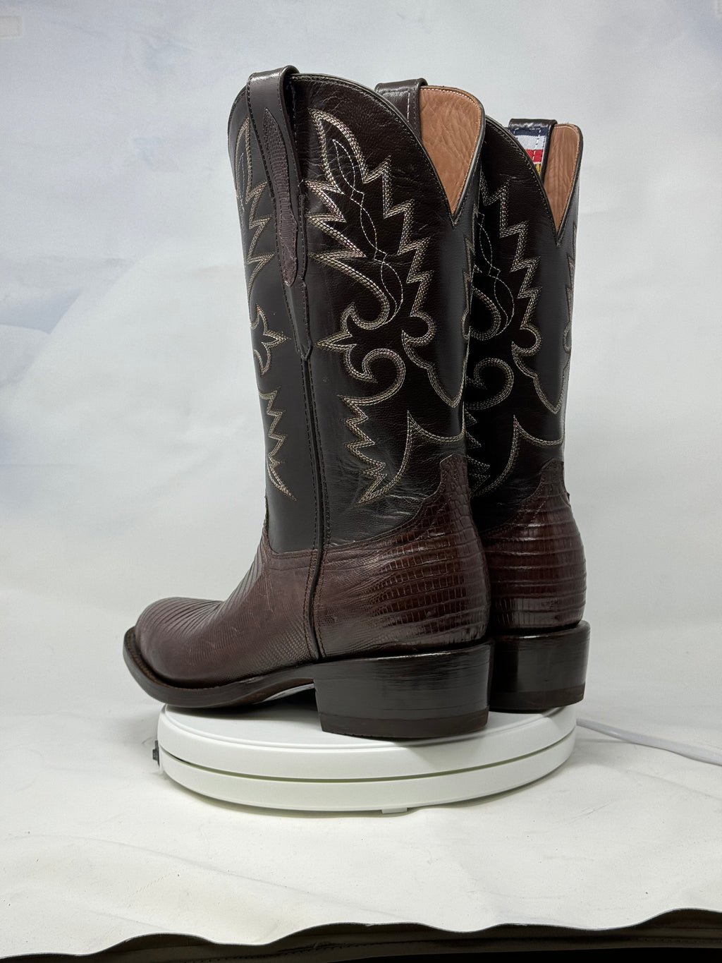 DJ5008 | Don Juan Boots Men's Lizard Chocolate R Toe