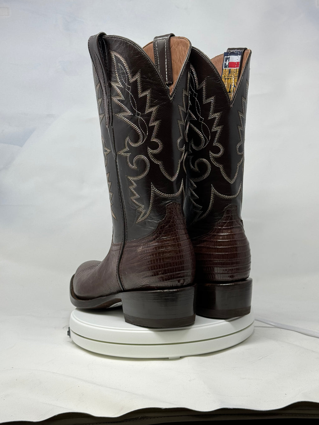 DJ5008 | Don Juan Boots Men's Lizard Chocolate R Toe