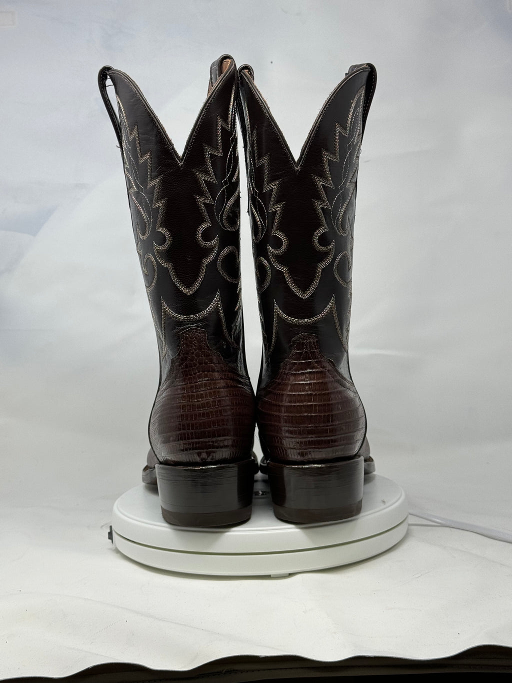 DJ5008 | Don Juan Boots Men's Lizard Chocolate R Toe