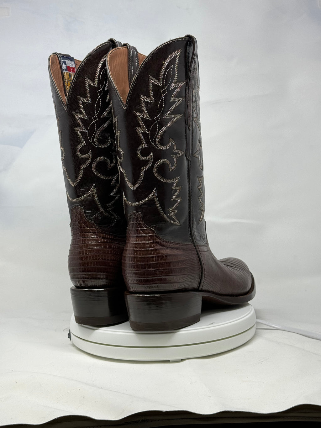DJ5008 | Don Juan Boots Men's Lizard Chocolate R Toe