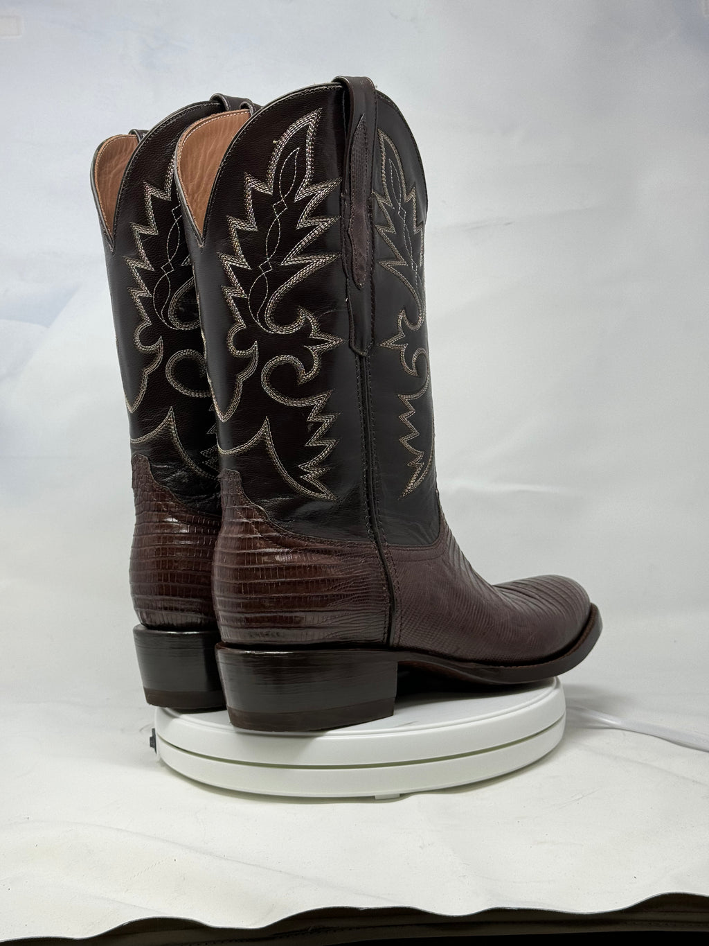 DJ5008 | Don Juan Boots Men's Lizard Chocolate R Toe
