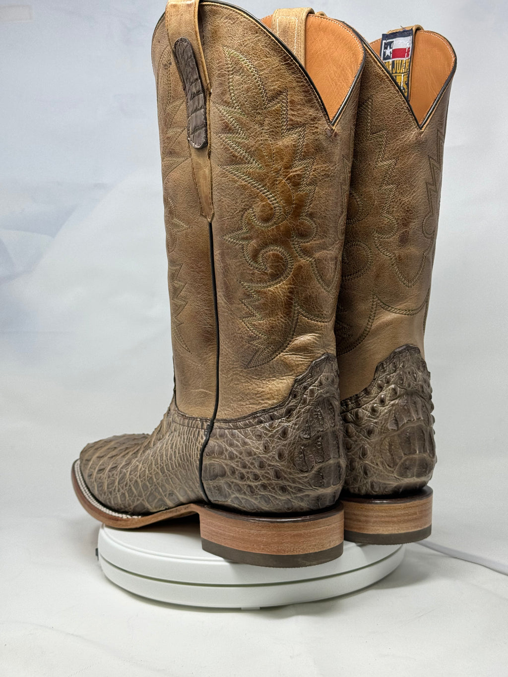 DJ2054 | Don Juan Boots Men's Caiman Back Chocomink H Toe P