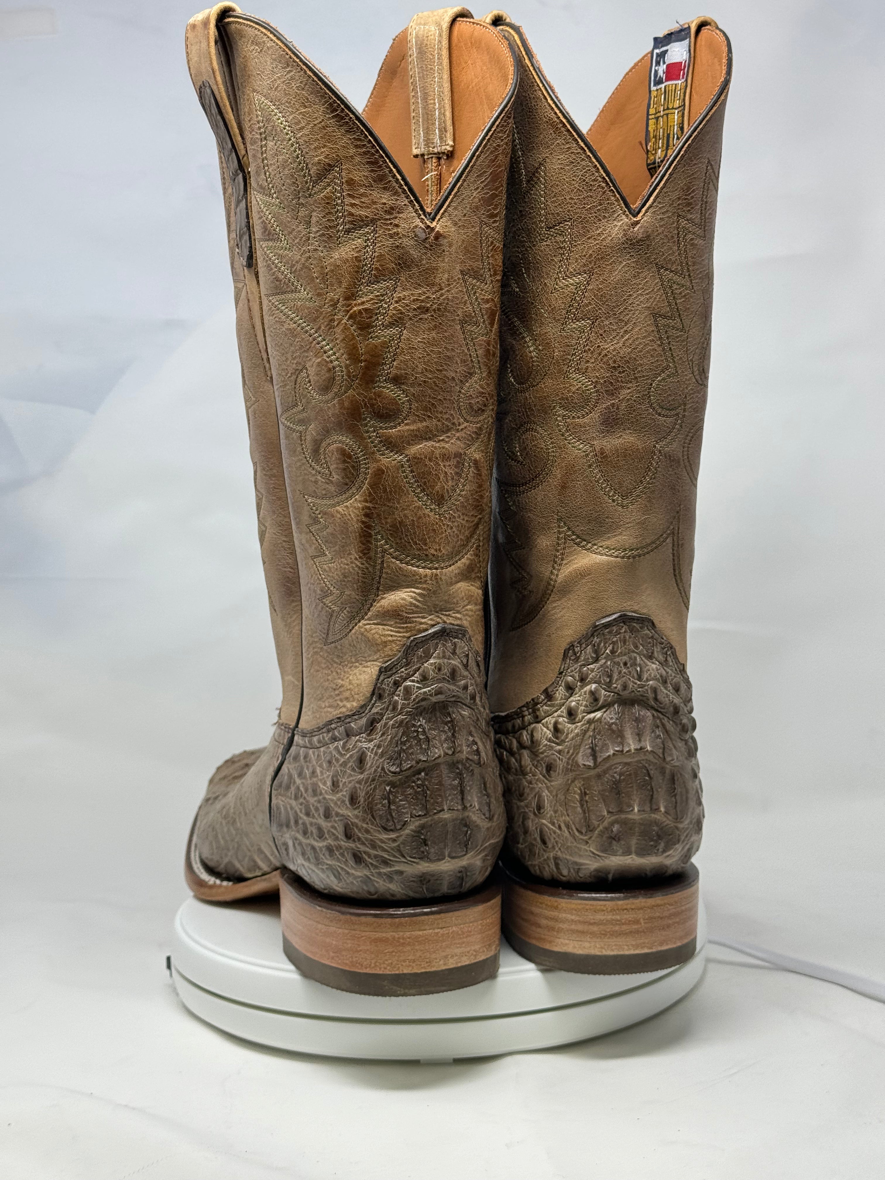 DJ2054 | Don Juan Boots Men's Caiman Back Chocomink H Toe P