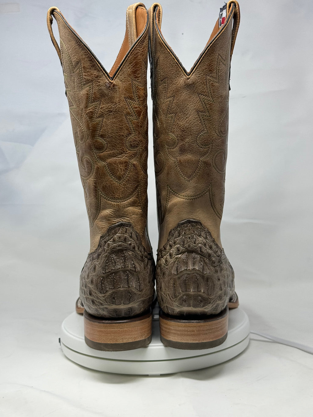 DJ2054 | Don Juan Boots Men's Caiman Back Chocomink H Toe P