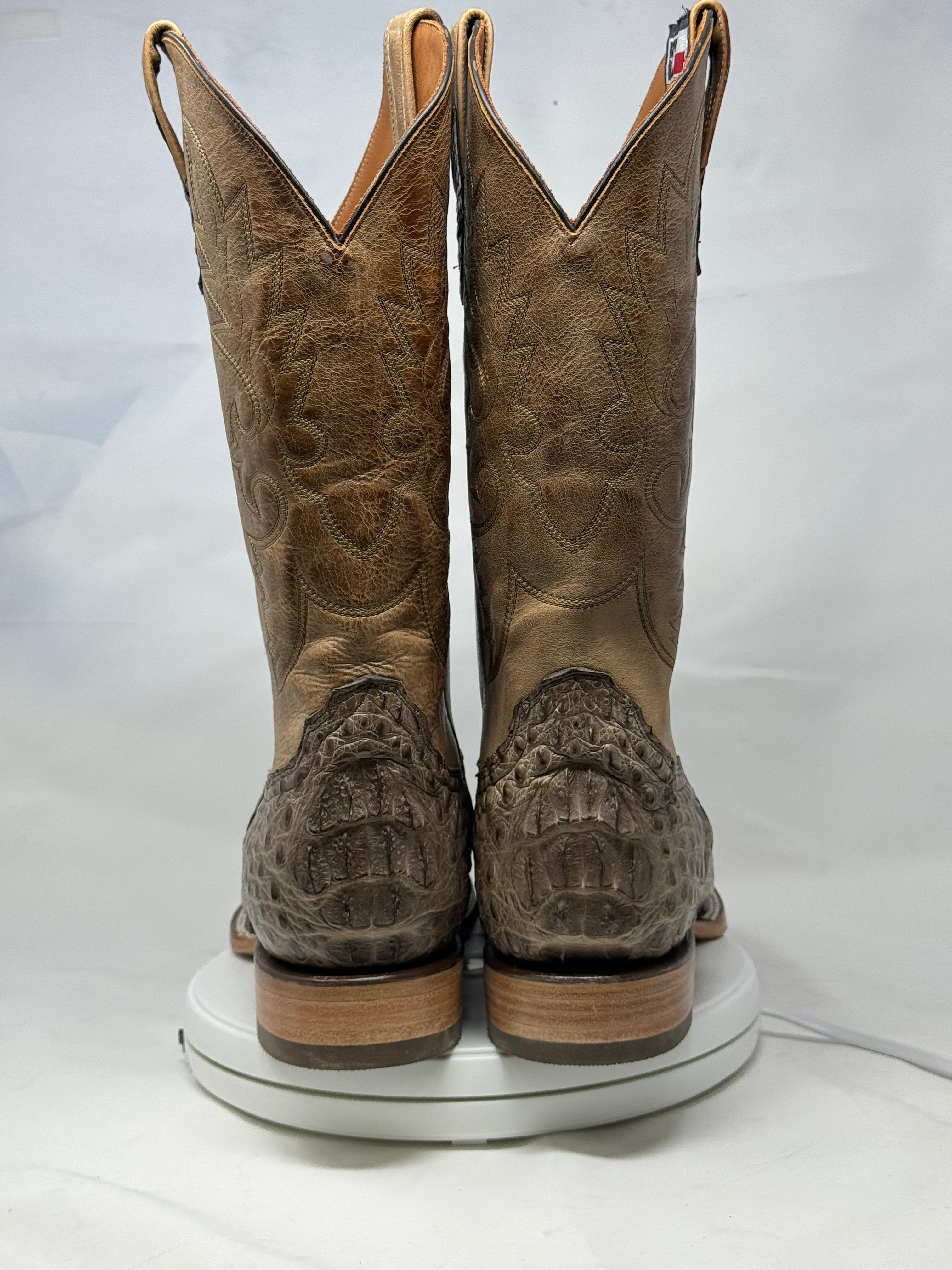 DJ2054 | Don Juan Boots Men's Caiman Back Chocomink H Toe P
