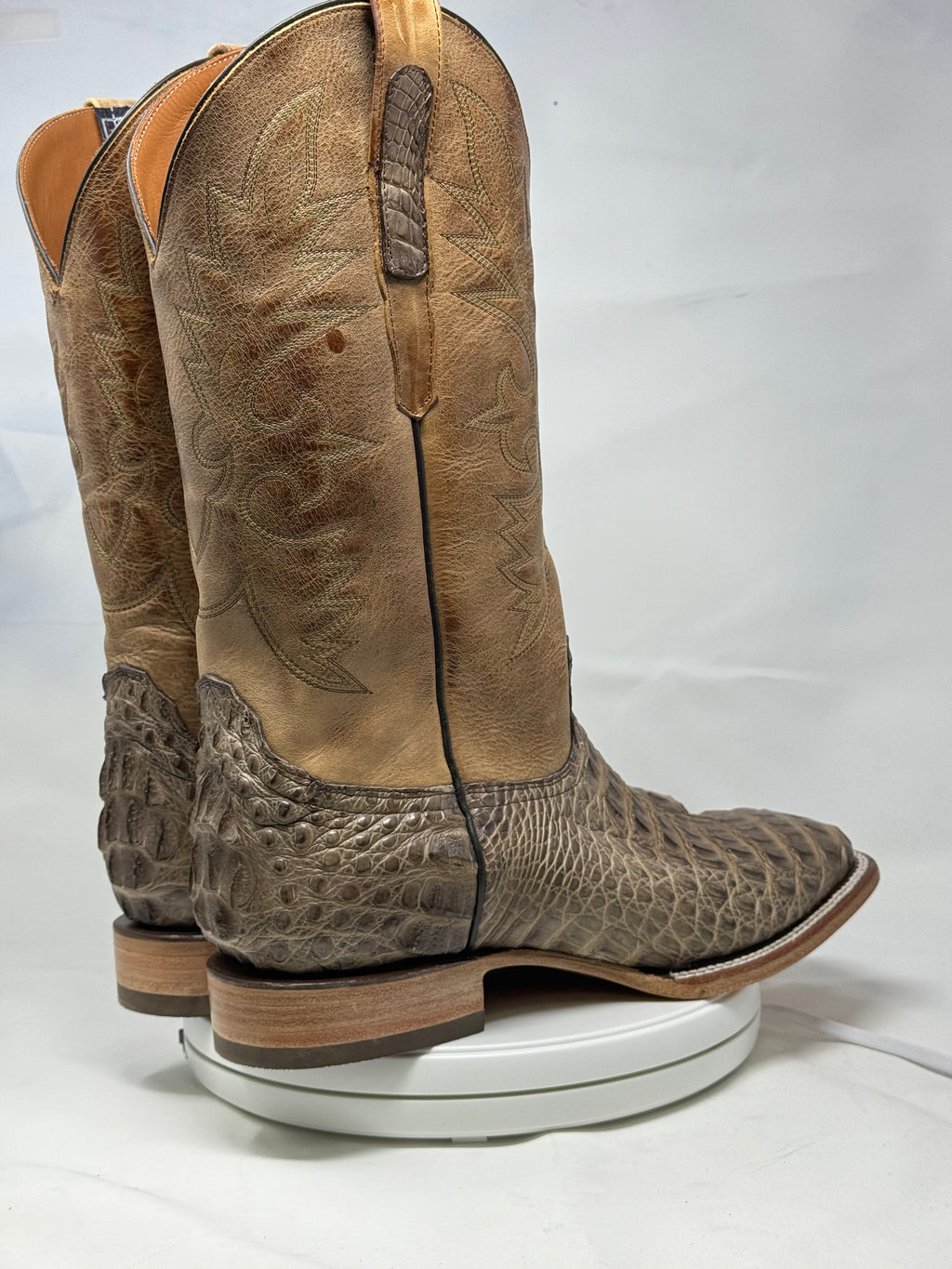 DJ2054 | Don Juan Boots Men's Caiman Back Chocomink H Toe P