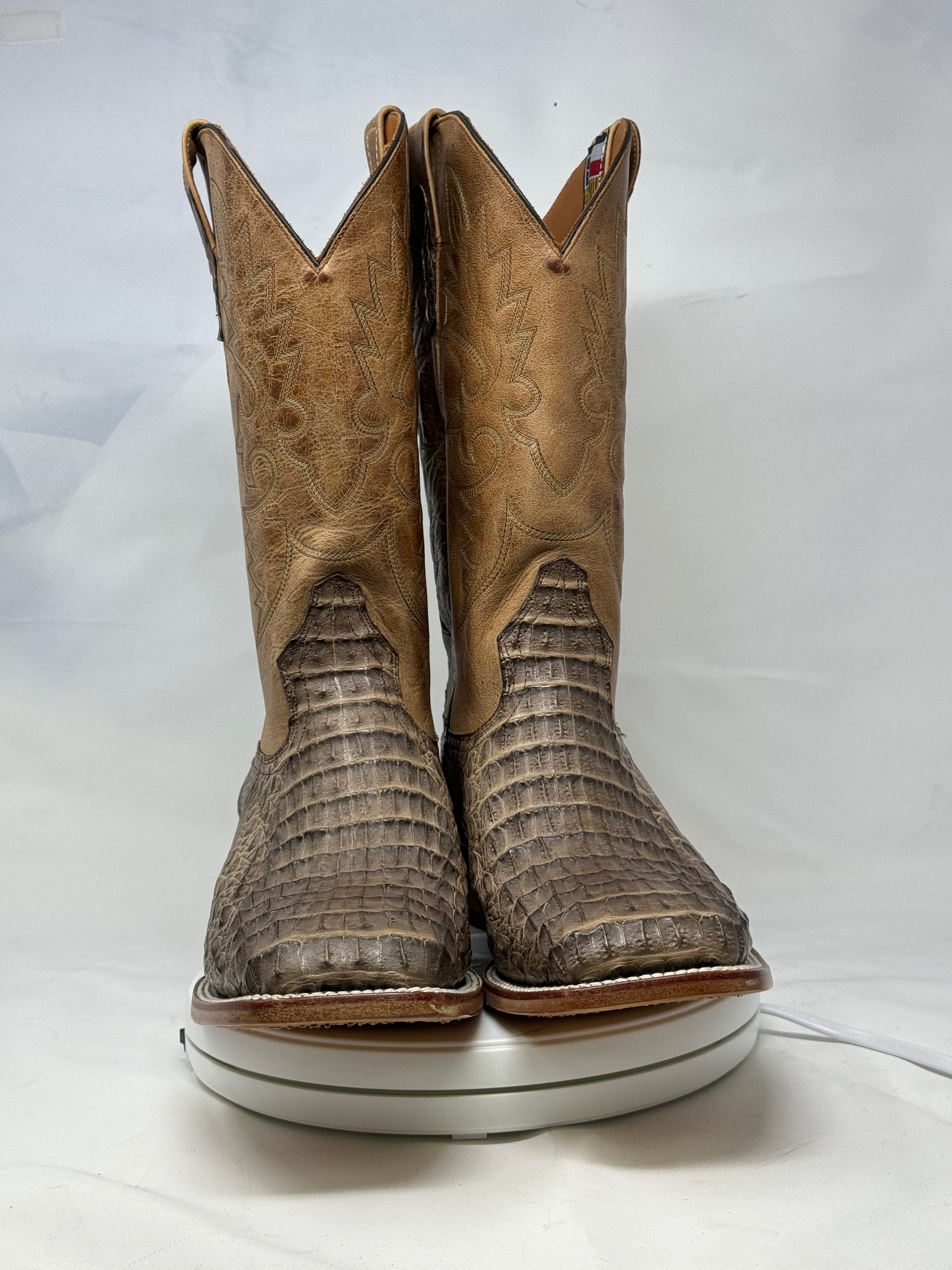 DJ2054 | Don Juan Boots Men's Caiman Back Chocomink H Toe P
