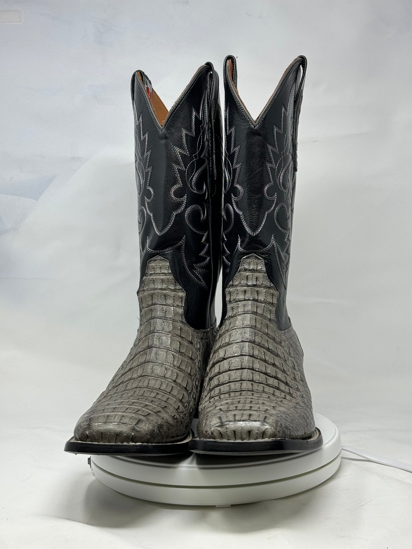 DJ2037 | Don Juan Boots Men's Caiman Back Dark Grey H Tor P