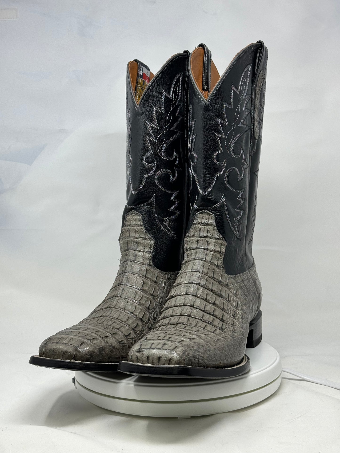 DJ2037 | Don Juan Boots Men's Caiman Back Dark Grey H Tor P