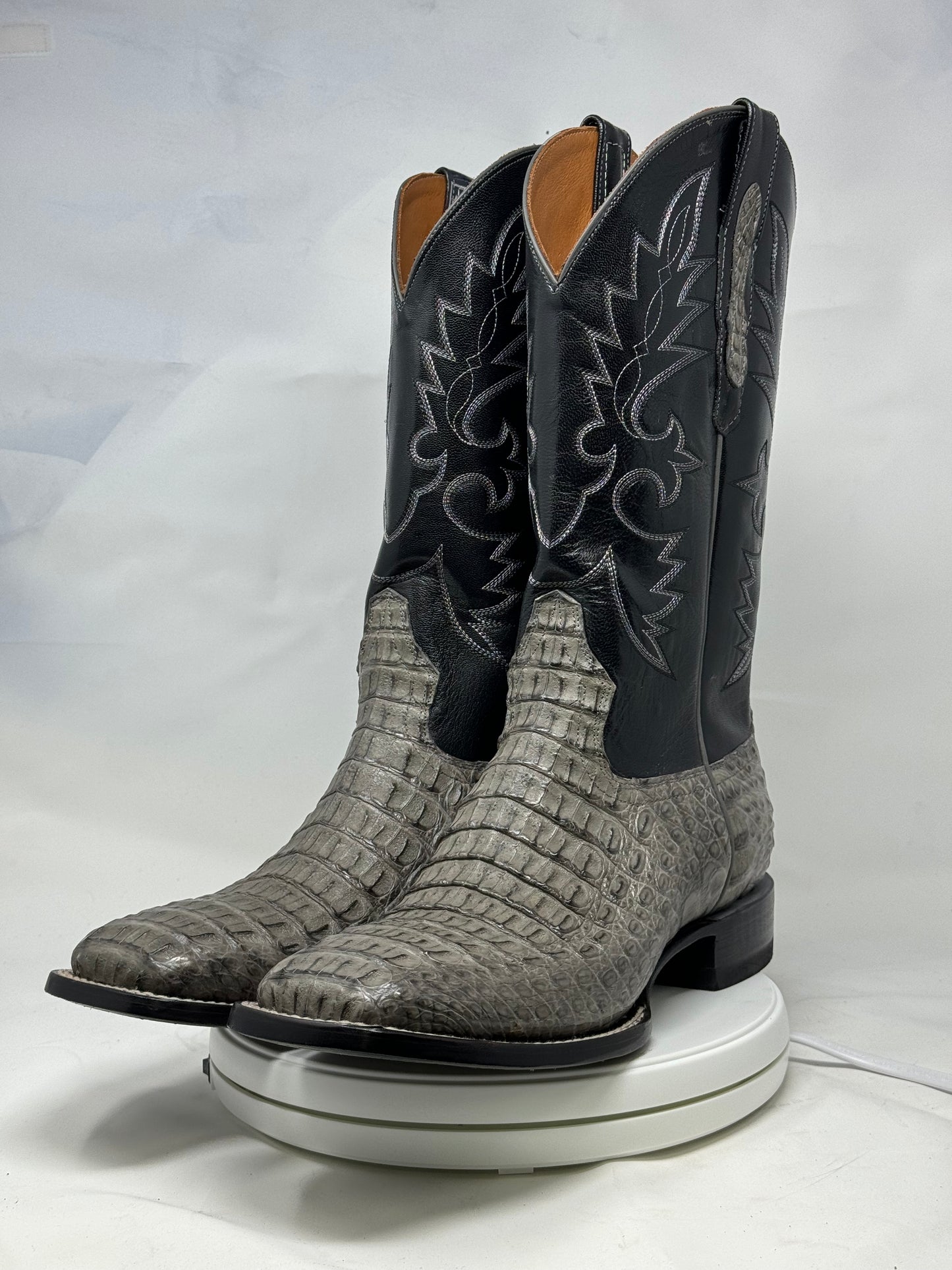 DJ2037 | Don Juan Boots Men's Caiman Back Dark Grey H Tor P