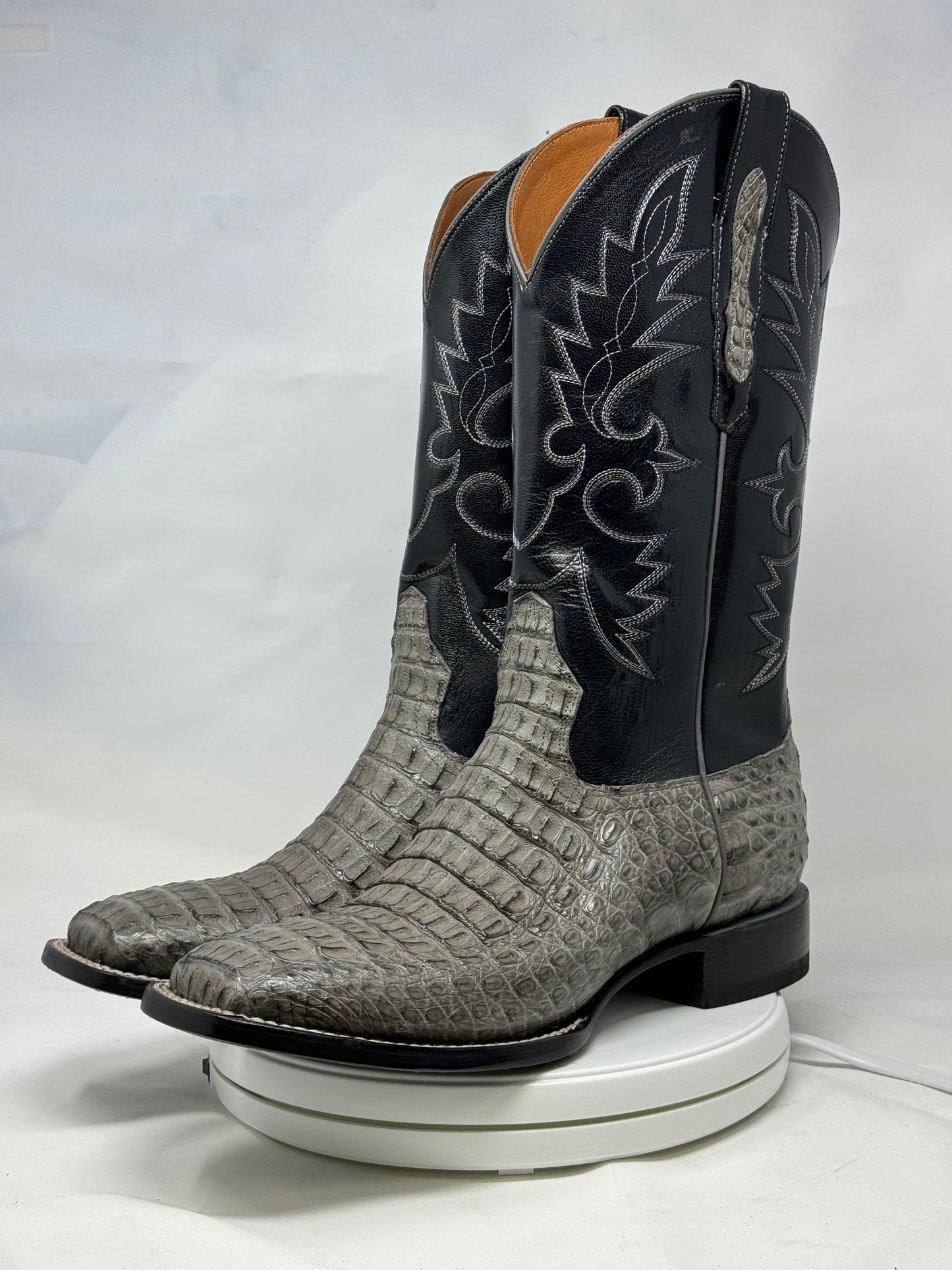 DJ2037 | Don Juan Boots Men's Caiman Back Dark Grey H Tor P