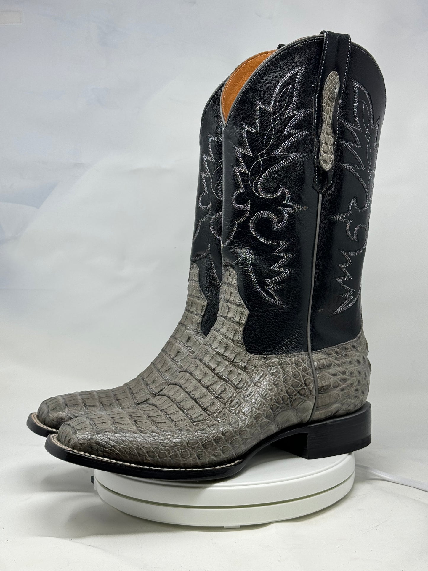 DJ2037 | Don Juan Boots Men's Caiman Back Dark Grey H Tor P