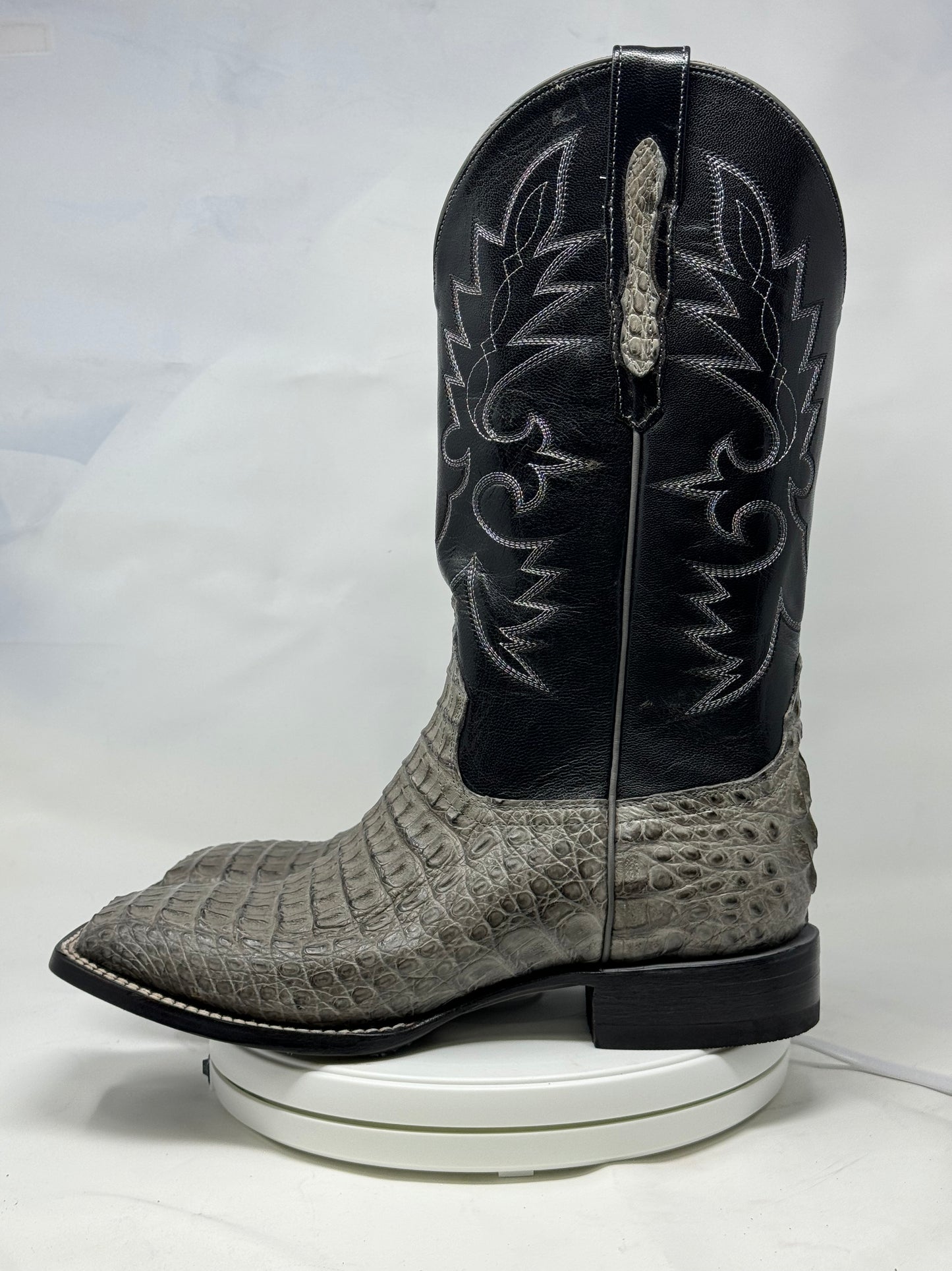 DJ2037 | Don Juan Boots Men's Caiman Back Dark Grey H Tor P