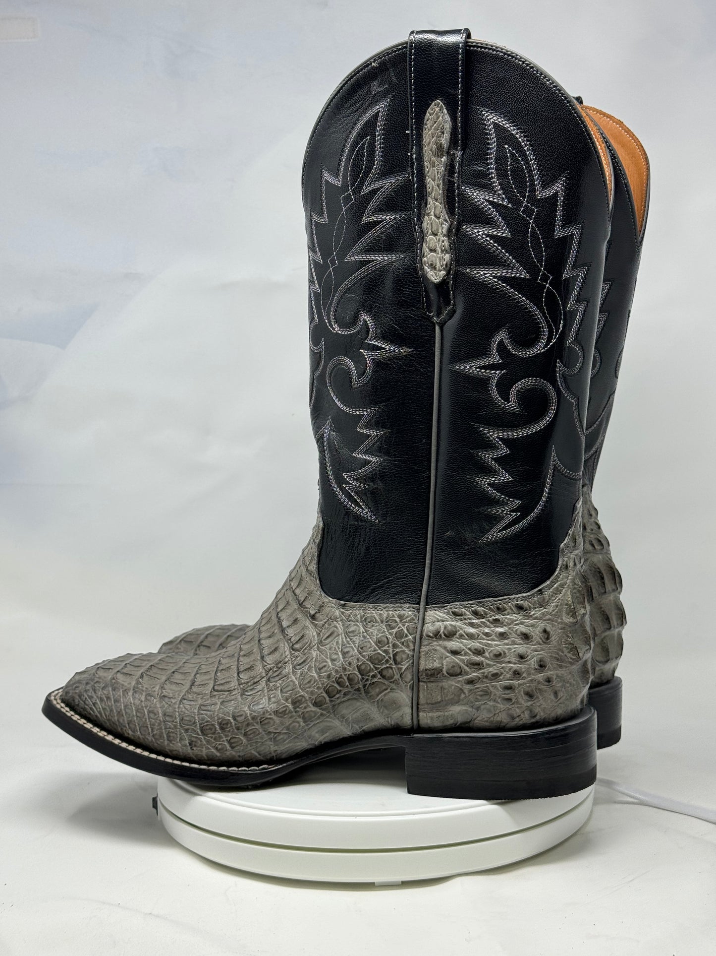 DJ2037 | Don Juan Boots Men's Caiman Back Dark Grey H Tor P