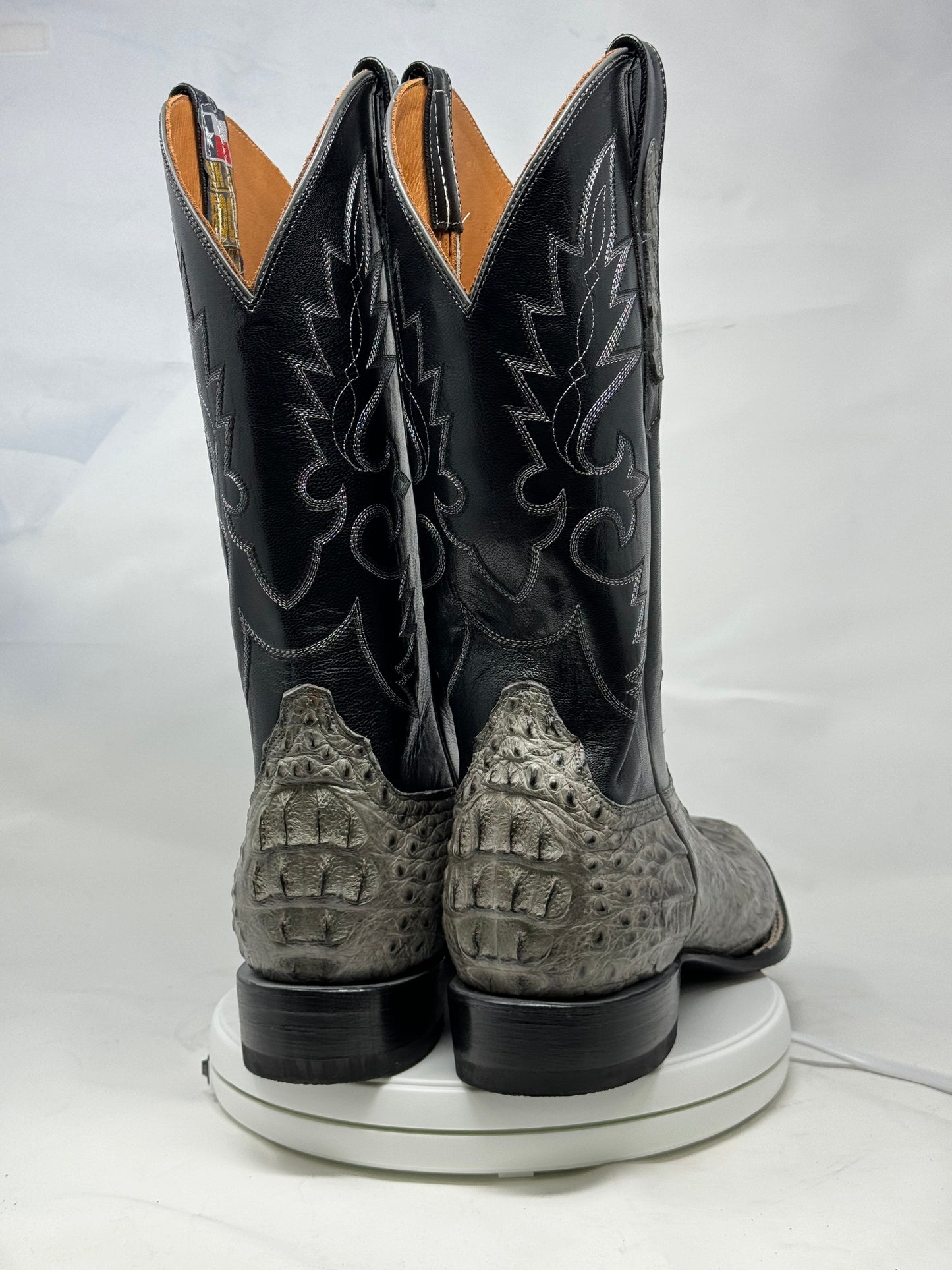 DJ2037 | Don Juan Boots Men's Caiman Back Dark Grey H Tor P