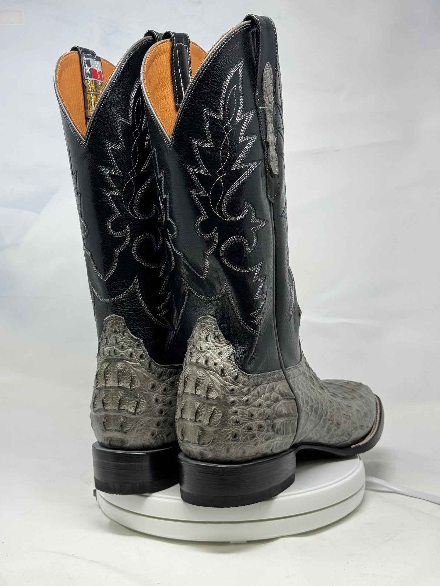 DJ2037 | Don Juan Boots Men's Caiman Back Dark Grey H Tor P