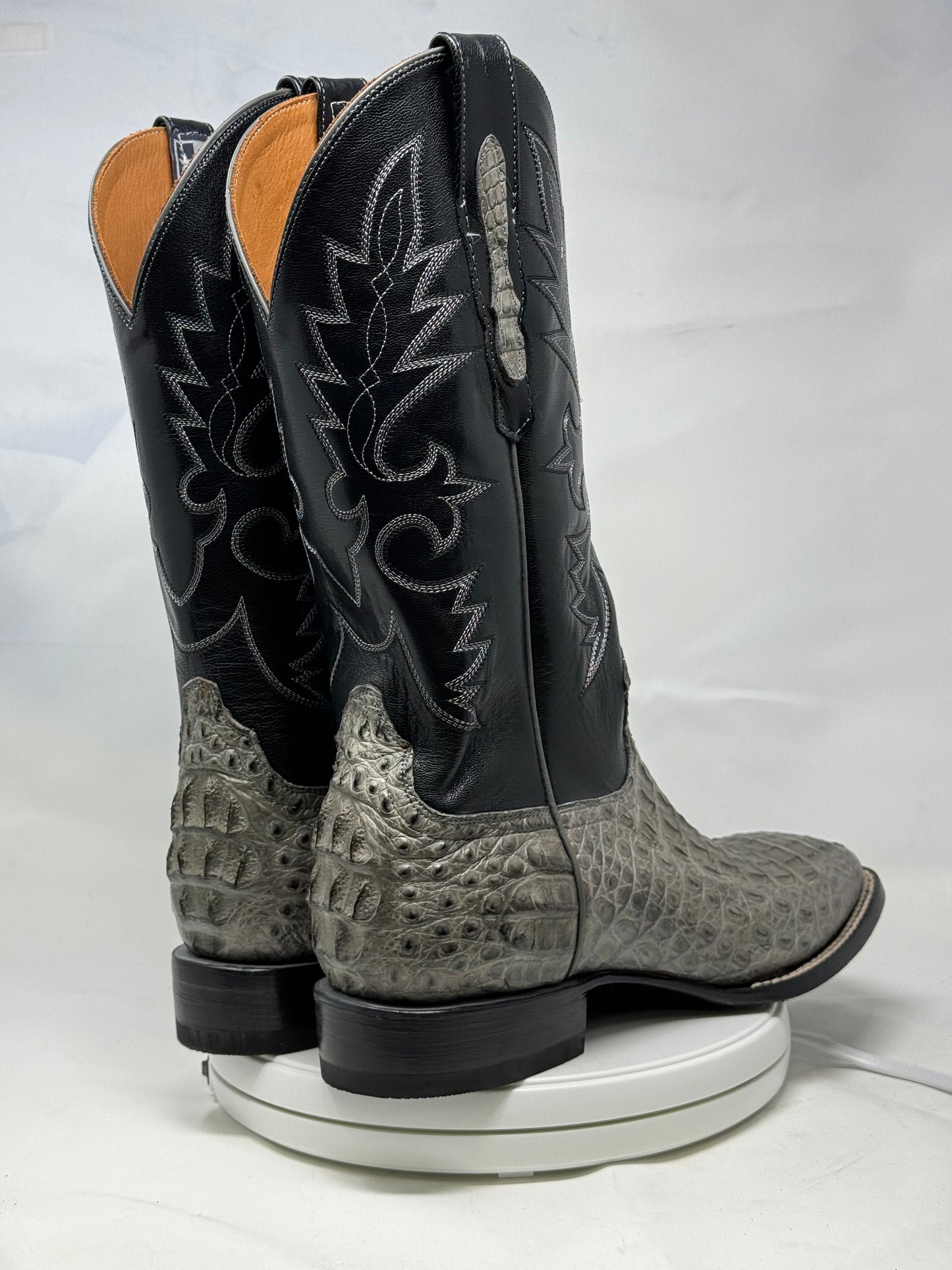 DJ2037 | Don Juan Boots Men's Caiman Back Dark Grey H Tor P