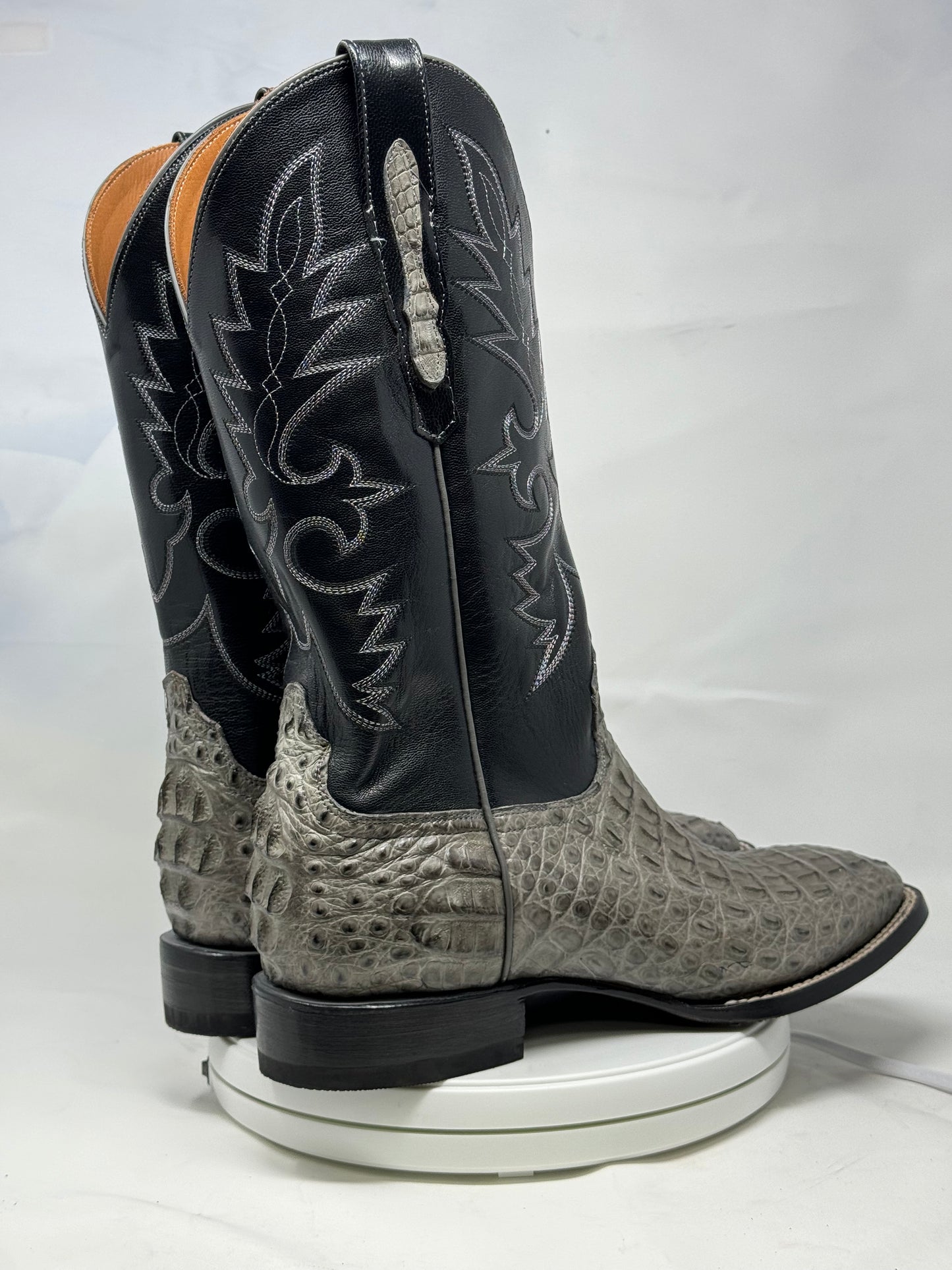 DJ2037 | Don Juan Boots Men's Caiman Back Dark Grey H Tor P