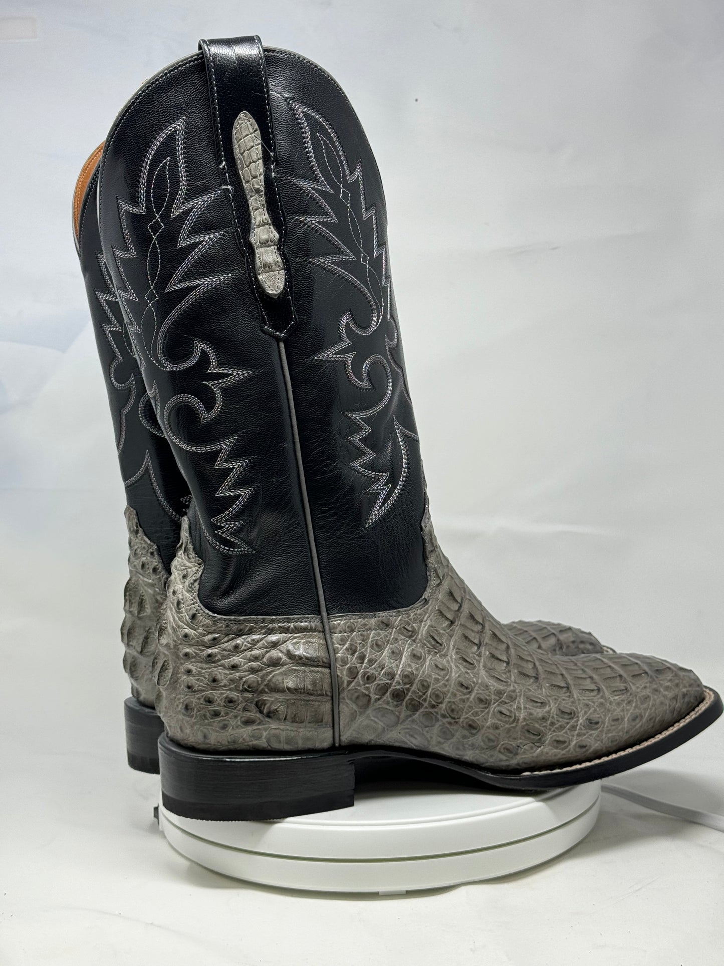 DJ2037 | Don Juan Boots Men's Caiman Back Dark Grey H Tor P