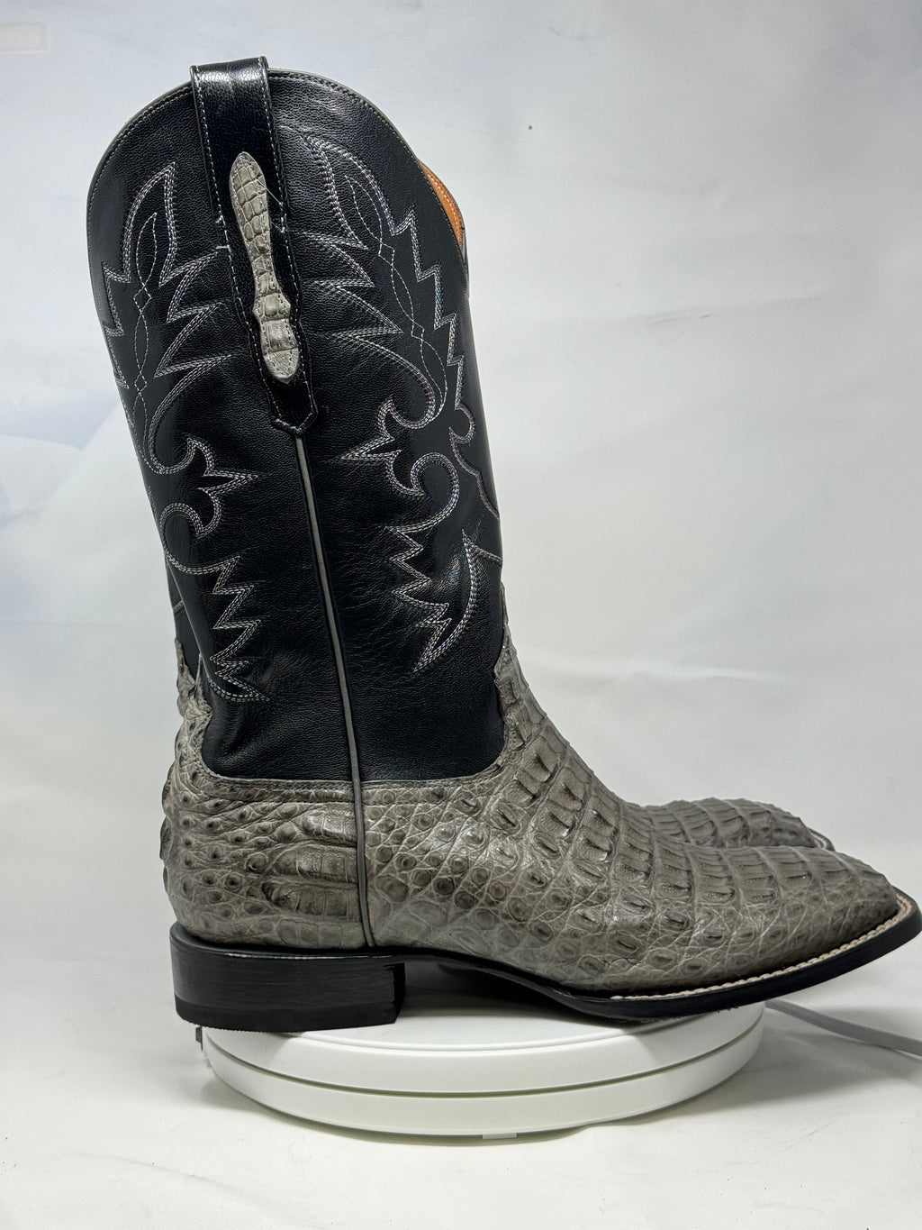 DJ2037 | Don Juan Boots Men's Caiman Back Dark Grey H Tor P