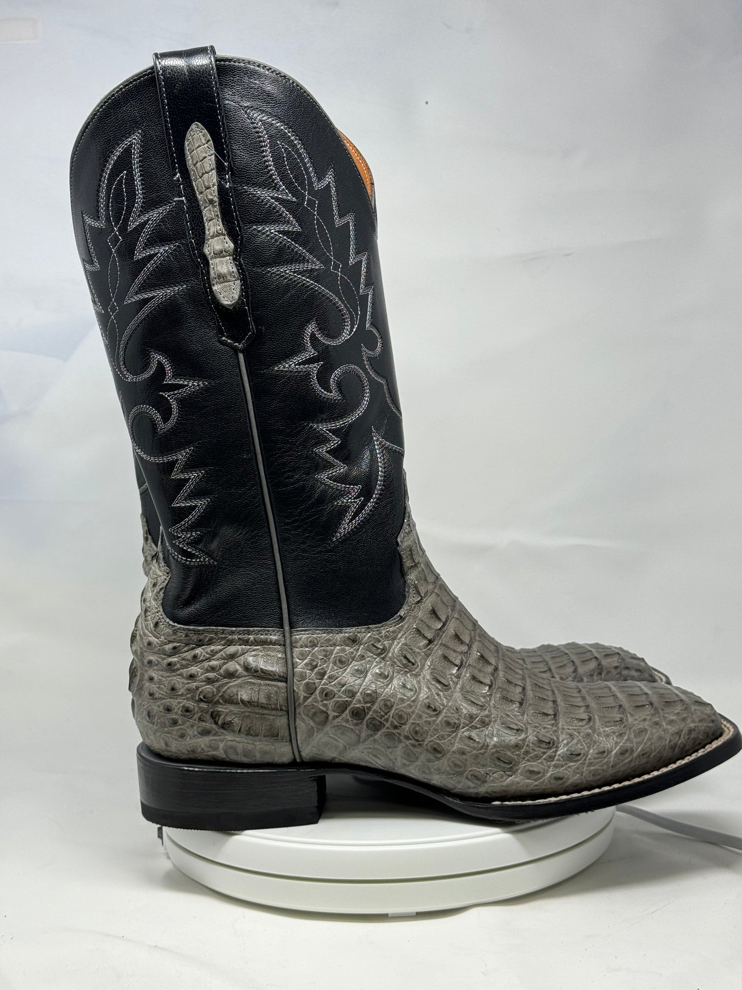 DJ2037 | Don Juan Boots Men's Caiman Back Dark Grey H Tor P