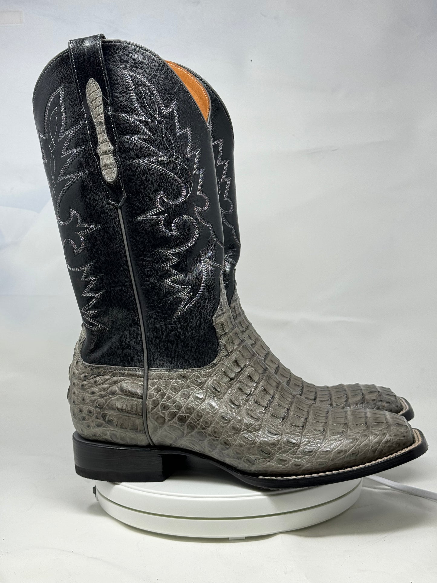 DJ2037 | Don Juan Boots Men's Caiman Back Dark Grey H Tor P