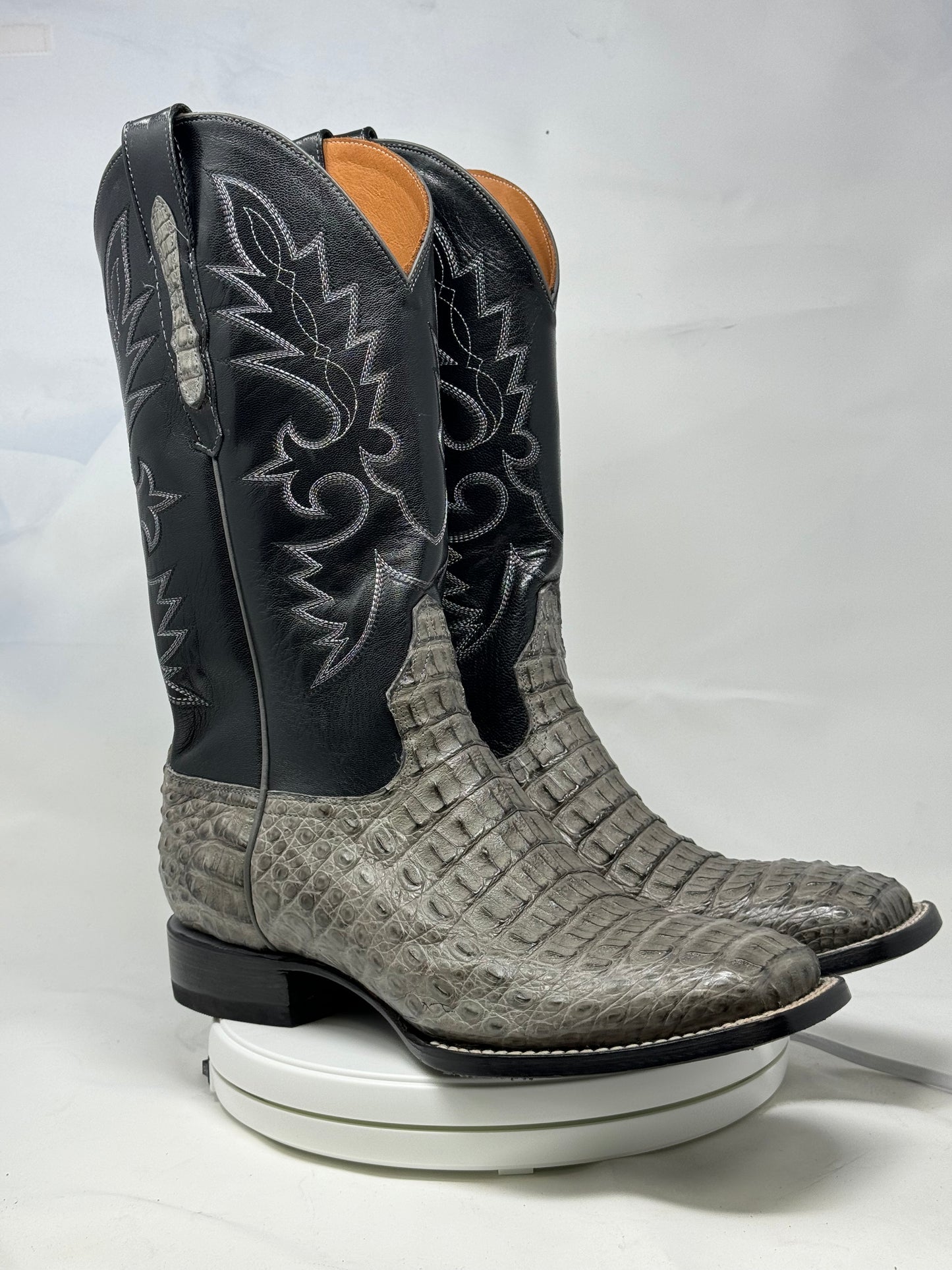 DJ2037 | Don Juan Boots Men's Caiman Back Dark Grey H Tor P