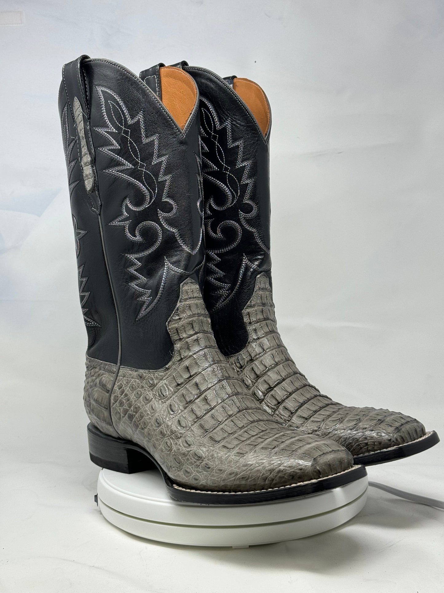 DJ2037 | Don Juan Boots Men's Caiman Back Dark Grey H Tor P