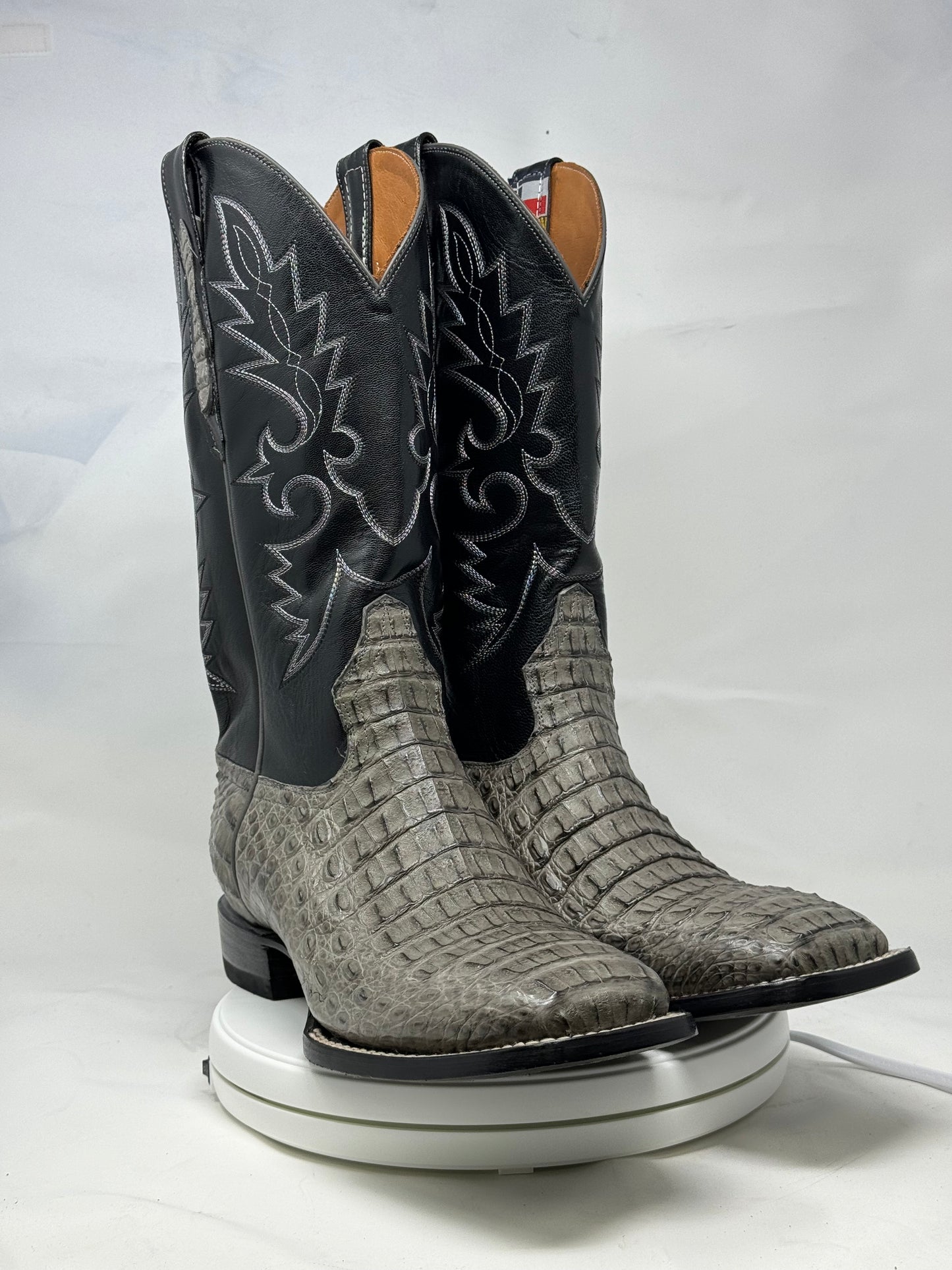 DJ2037 | Don Juan Boots Men's Caiman Back Dark Grey H Tor P