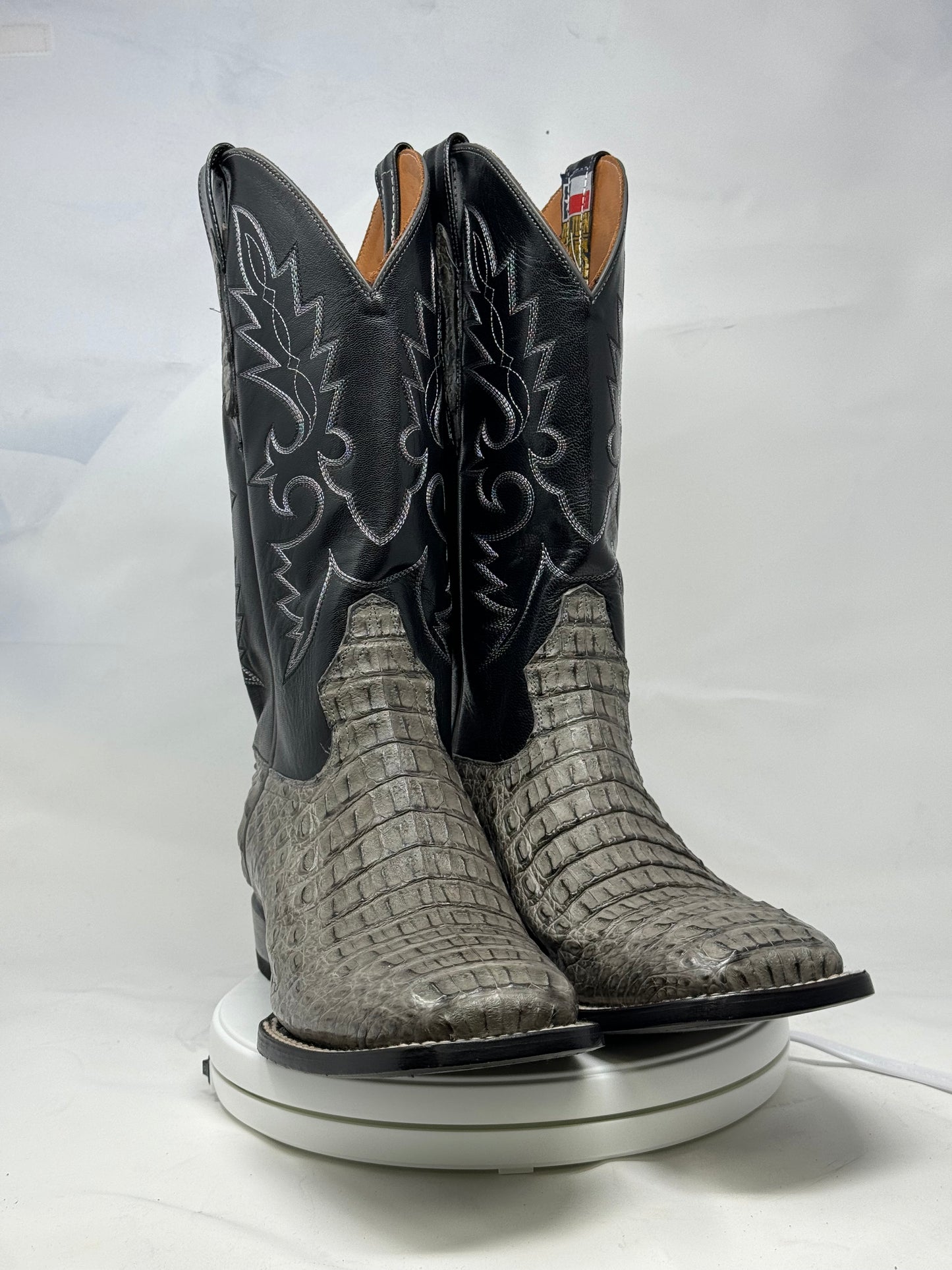 DJ2037 | Don Juan Boots Men's Caiman Back Dark Grey H Tor P