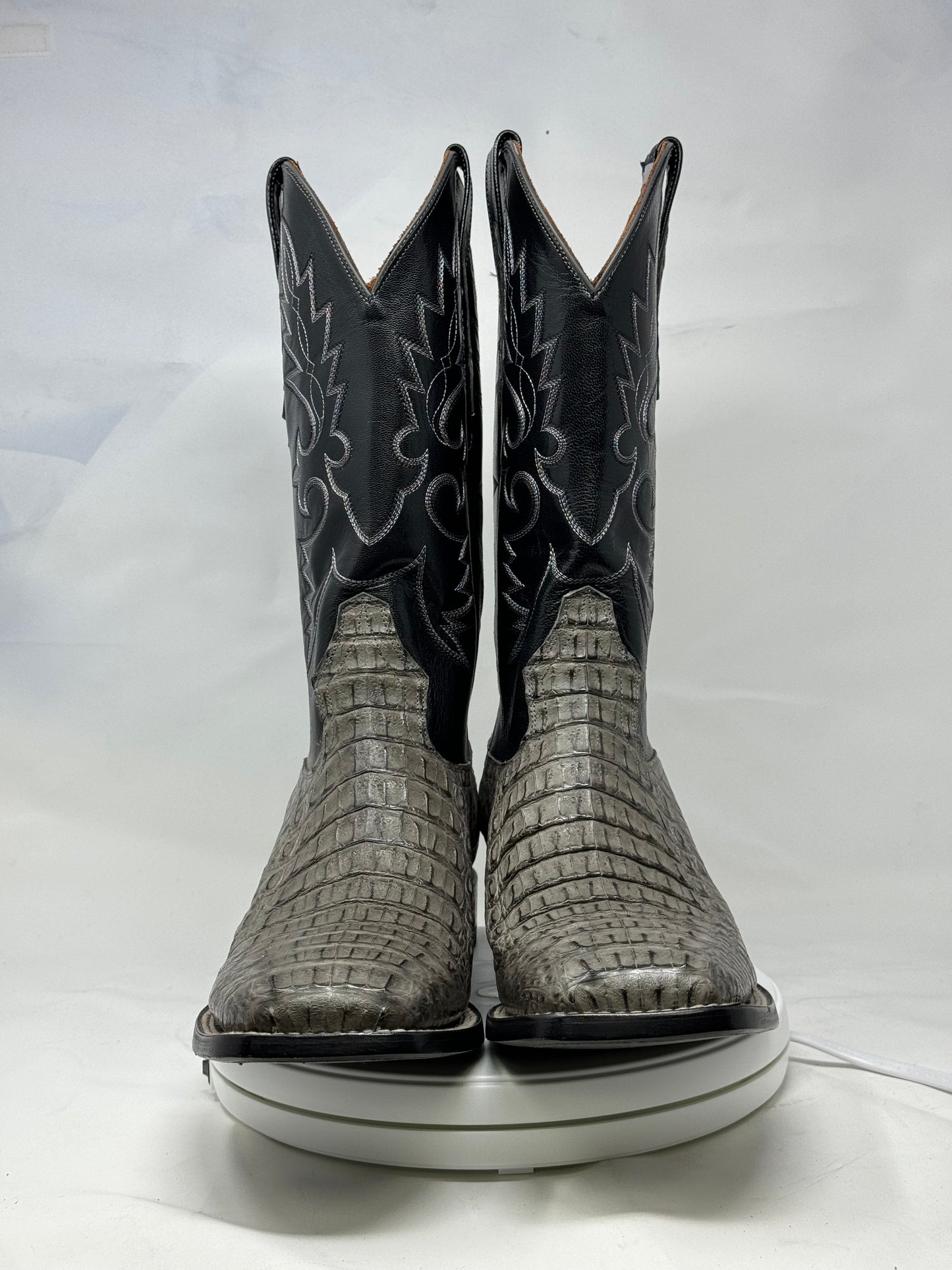 DJ2037 | Don Juan Boots Men's Caiman Back Dark Grey H Tor P