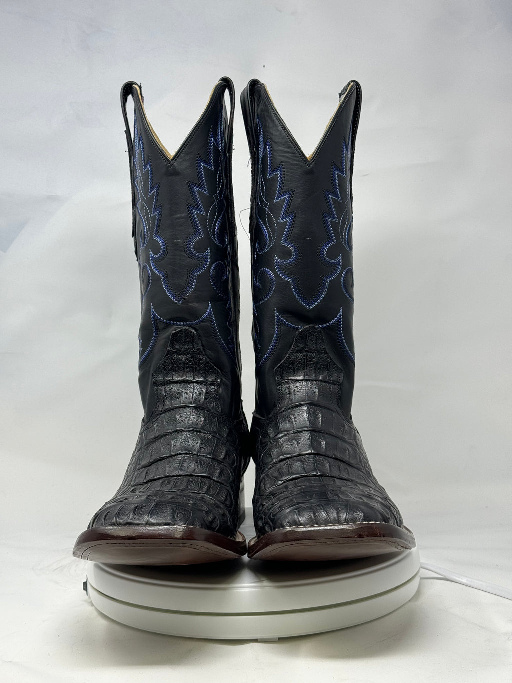 DJ2005 | Don Juan Boots Men's Caiman Back Black H Toe P