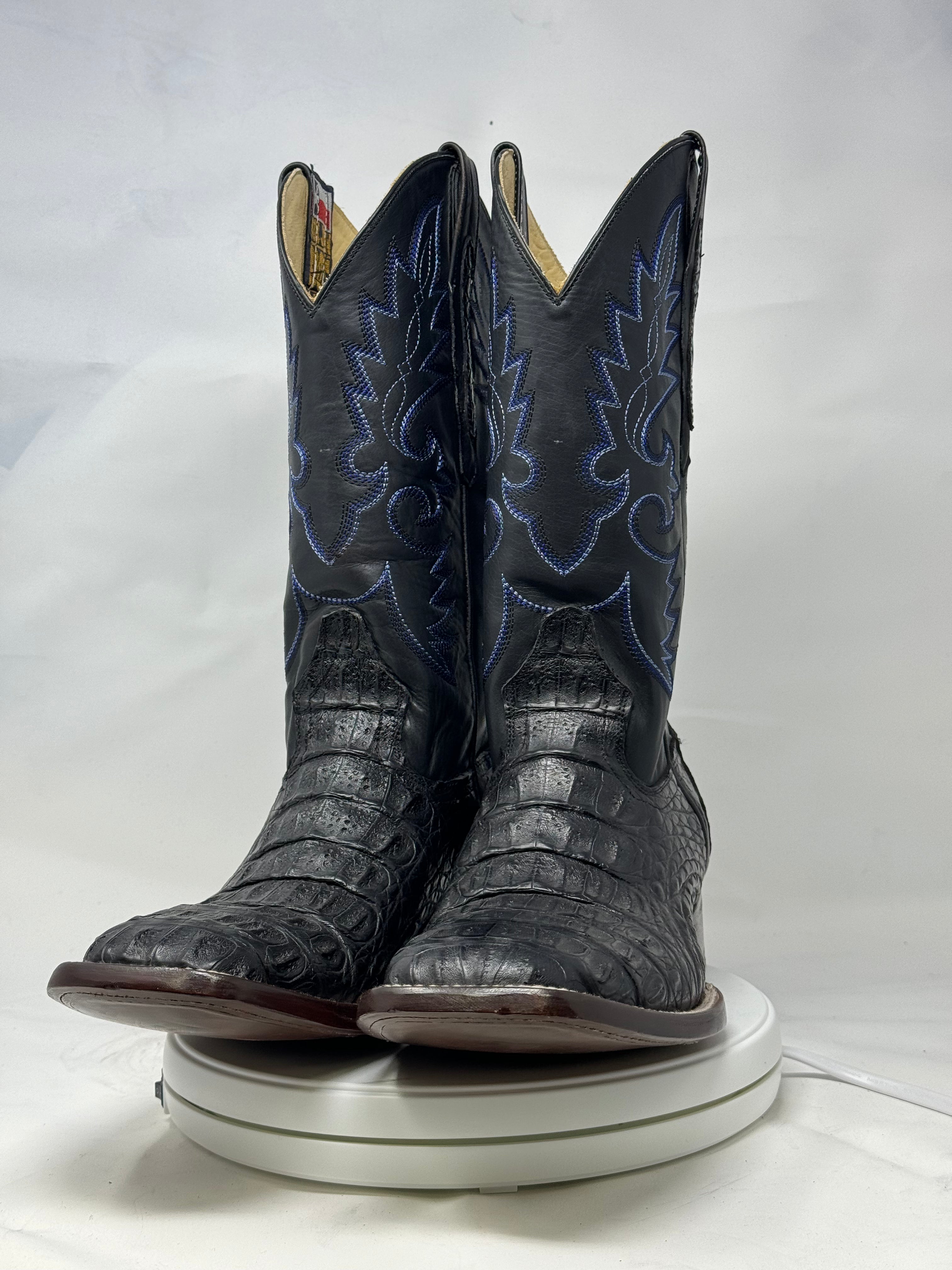 DJ2005 | Don Juan Boots Men's Caiman Back Black H Toe P