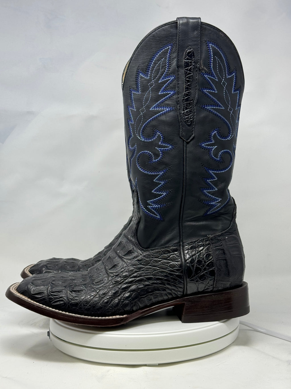 DJ2005 | Don Juan Boots Men's Caiman Back Black H Toe P