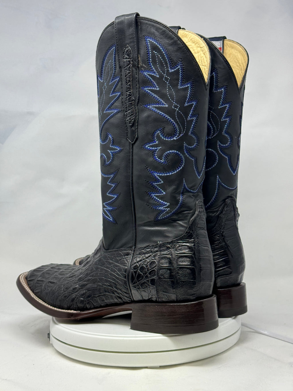 DJ2005 | Don Juan Boots Men's Caiman Back Black H Toe P