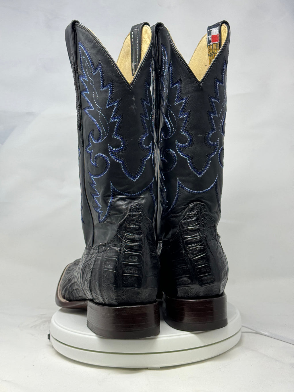 DJ2005 | Don Juan Boots Men's Caiman Back Black H Toe P