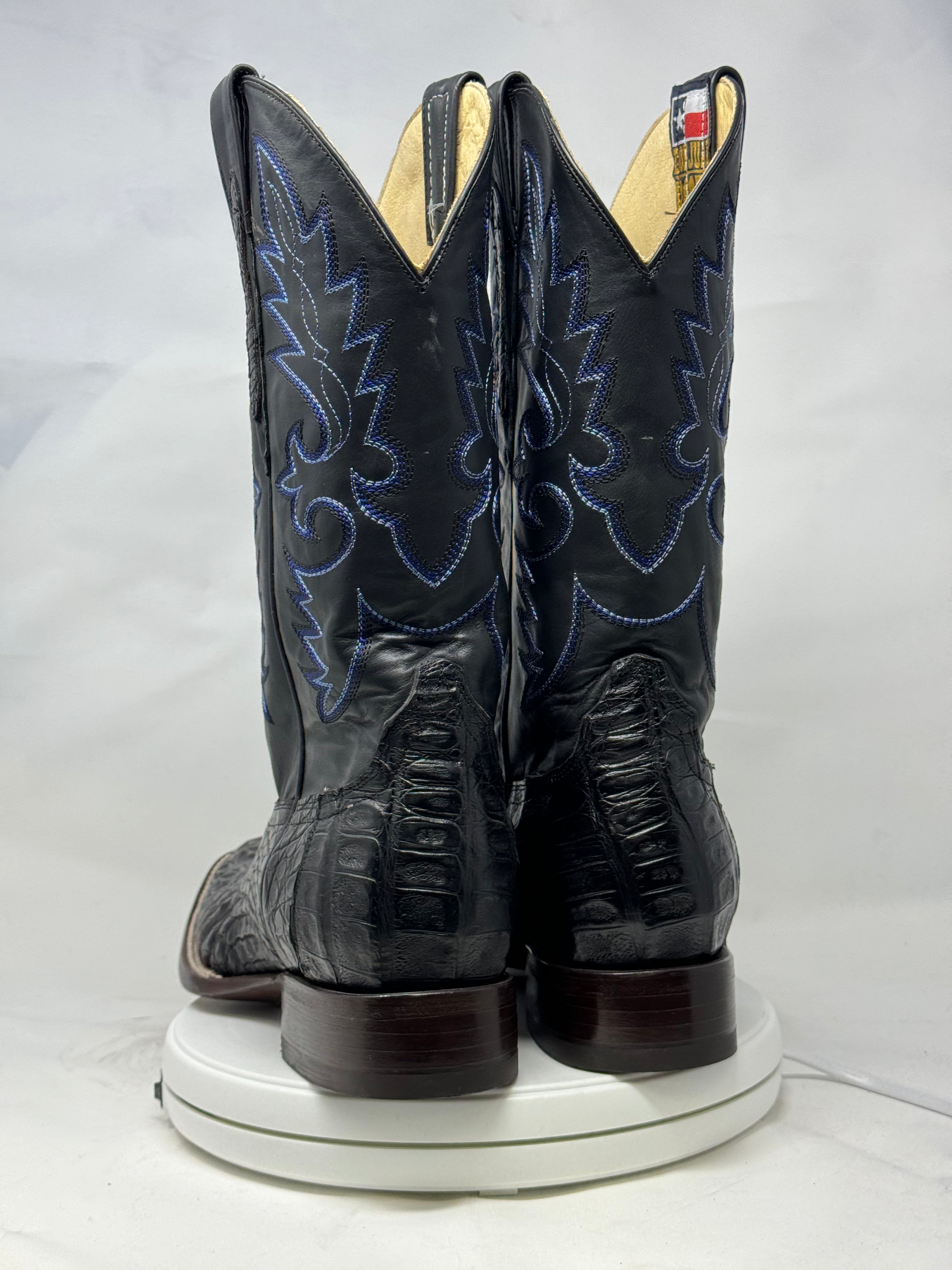 DJ2005 | Don Juan Boots Men's Caiman Back Black H Toe P