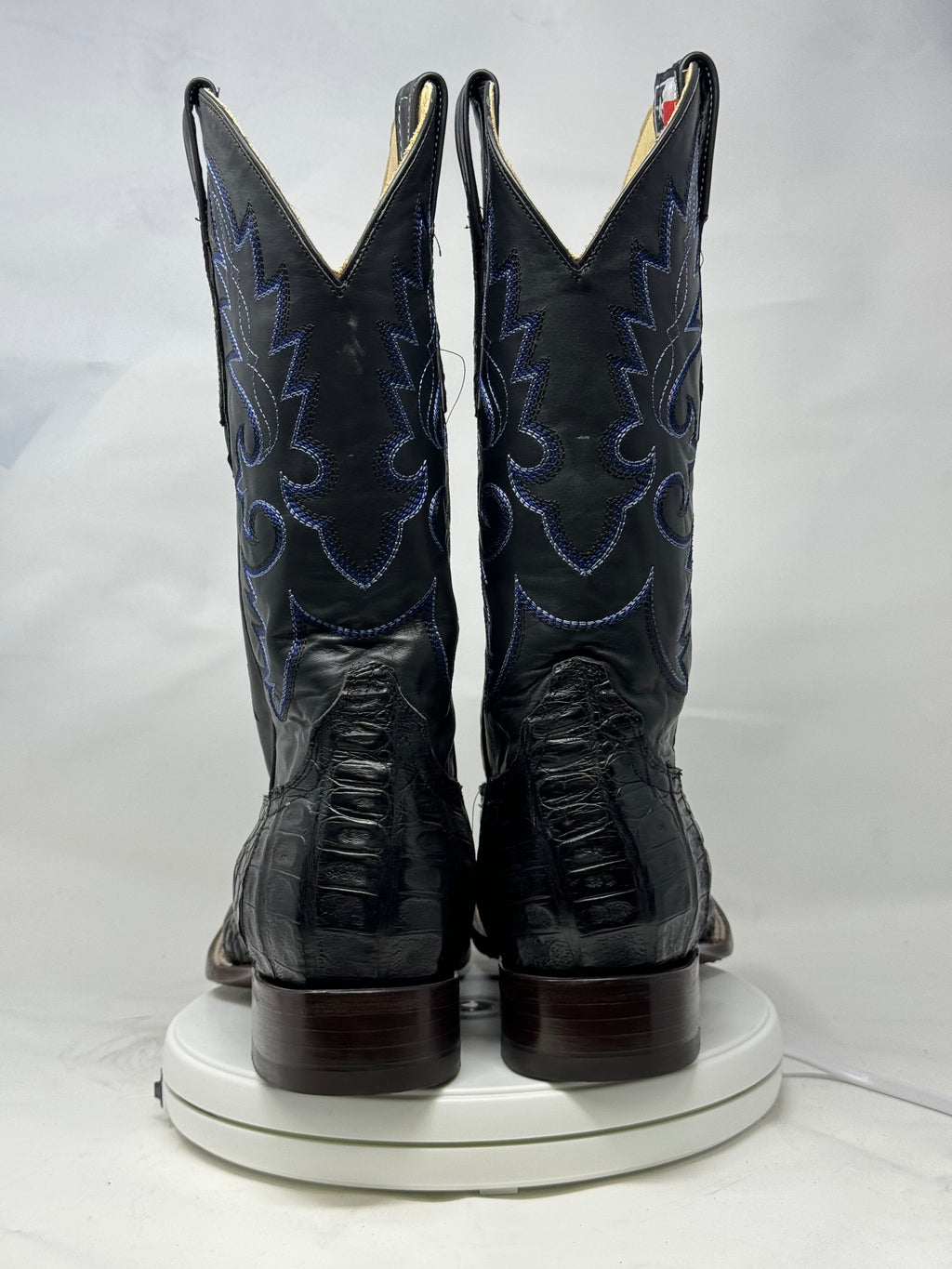 DJ2005 | Don Juan Boots Men's Caiman Back Black H Toe P