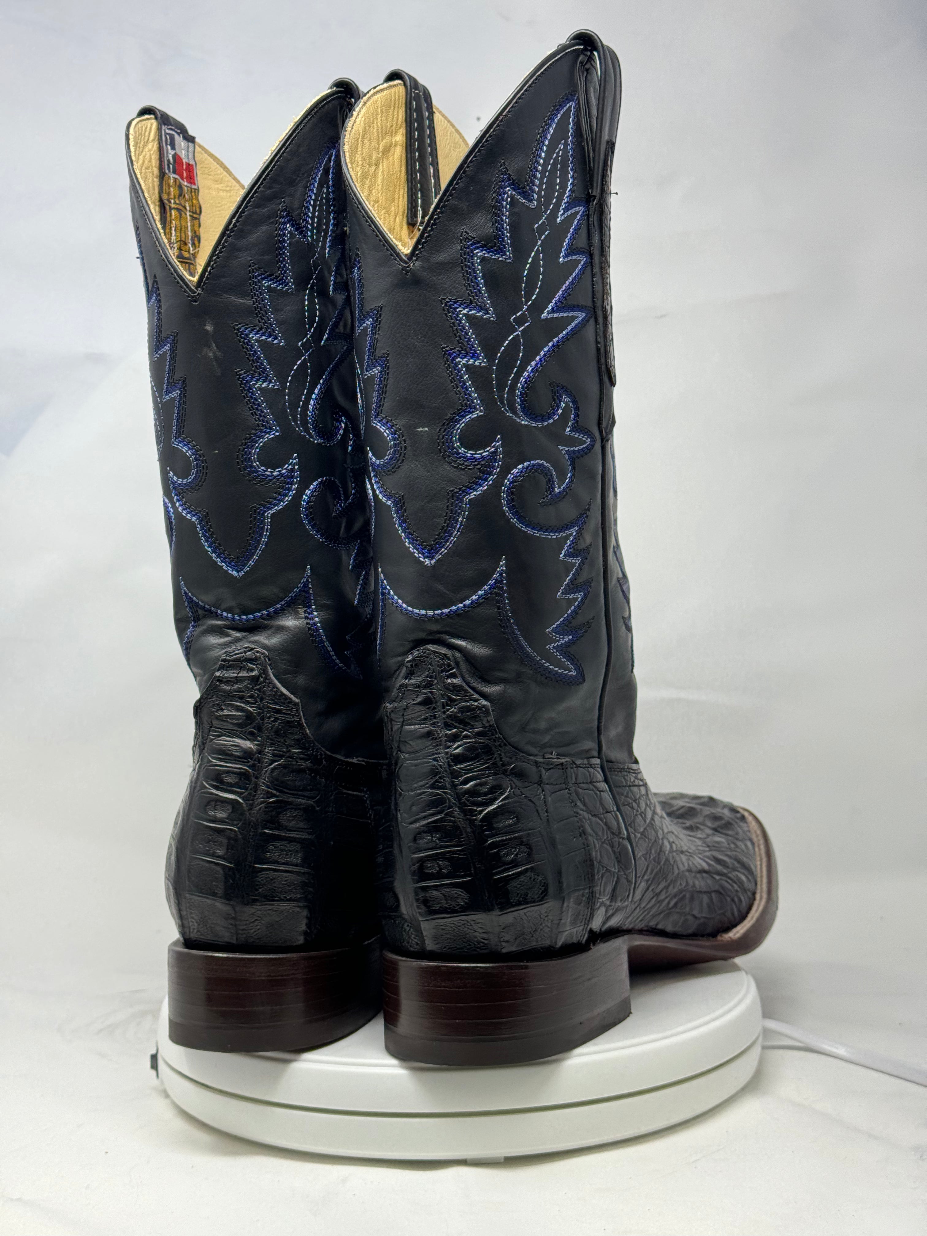 DJ2005 | Don Juan Boots Men's Caiman Back Black H Toe P