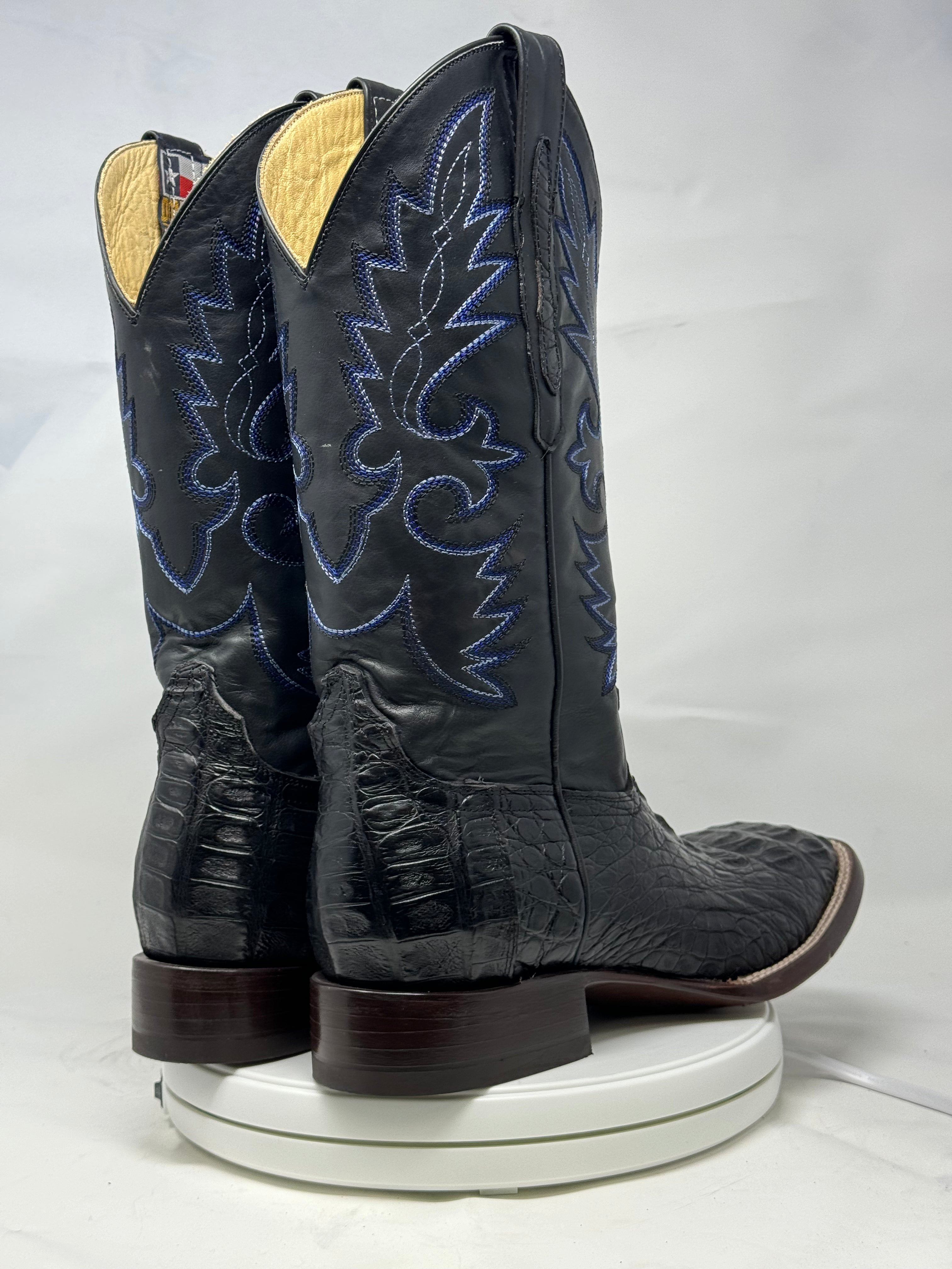 DJ2005 | Don Juan Boots Men's Caiman Back Black H Toe P