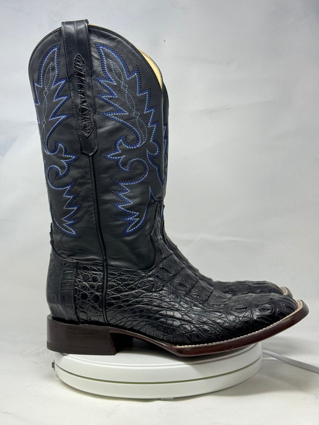 DJ2005 | Don Juan Boots Men's Caiman Back Black H Toe P
